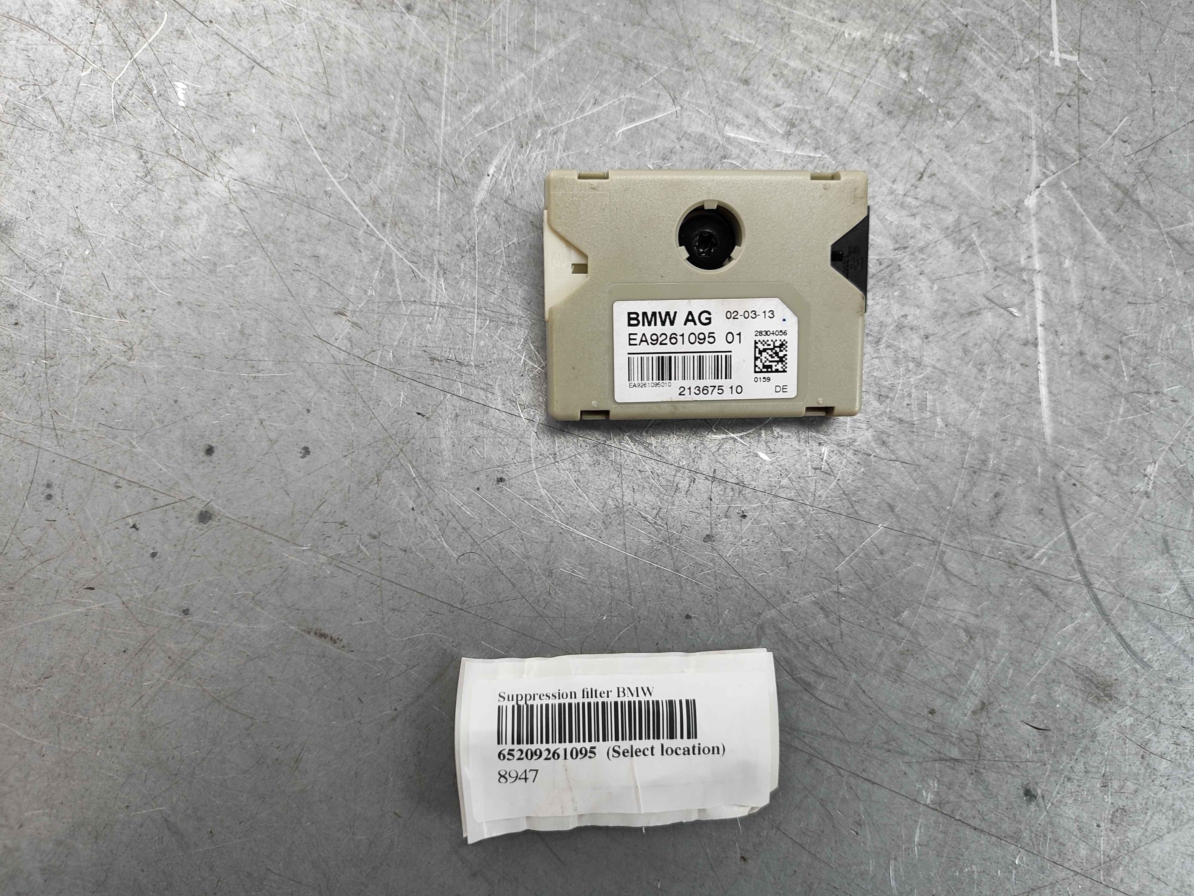 Suppression filter BMW