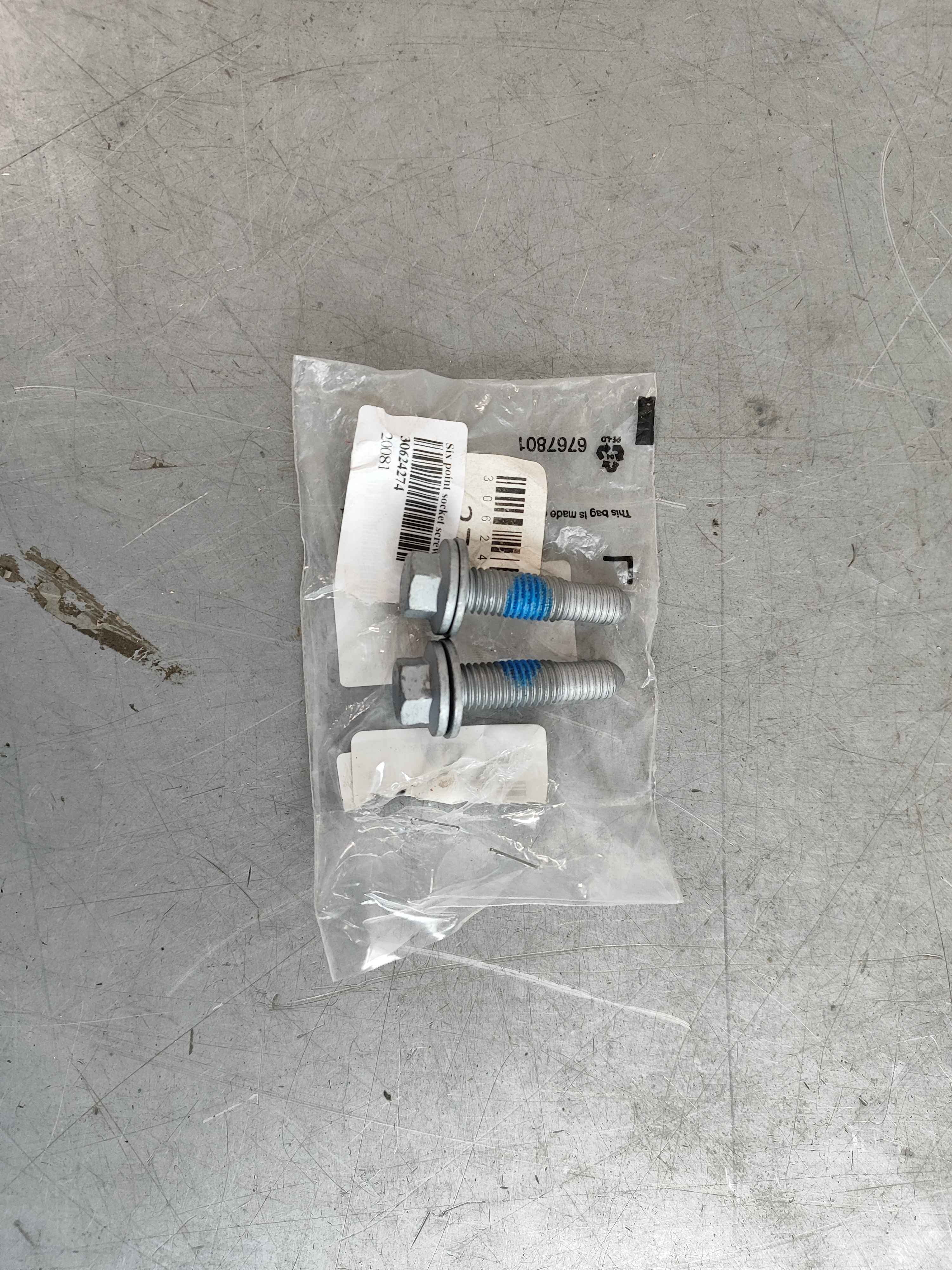 Six point socket screw