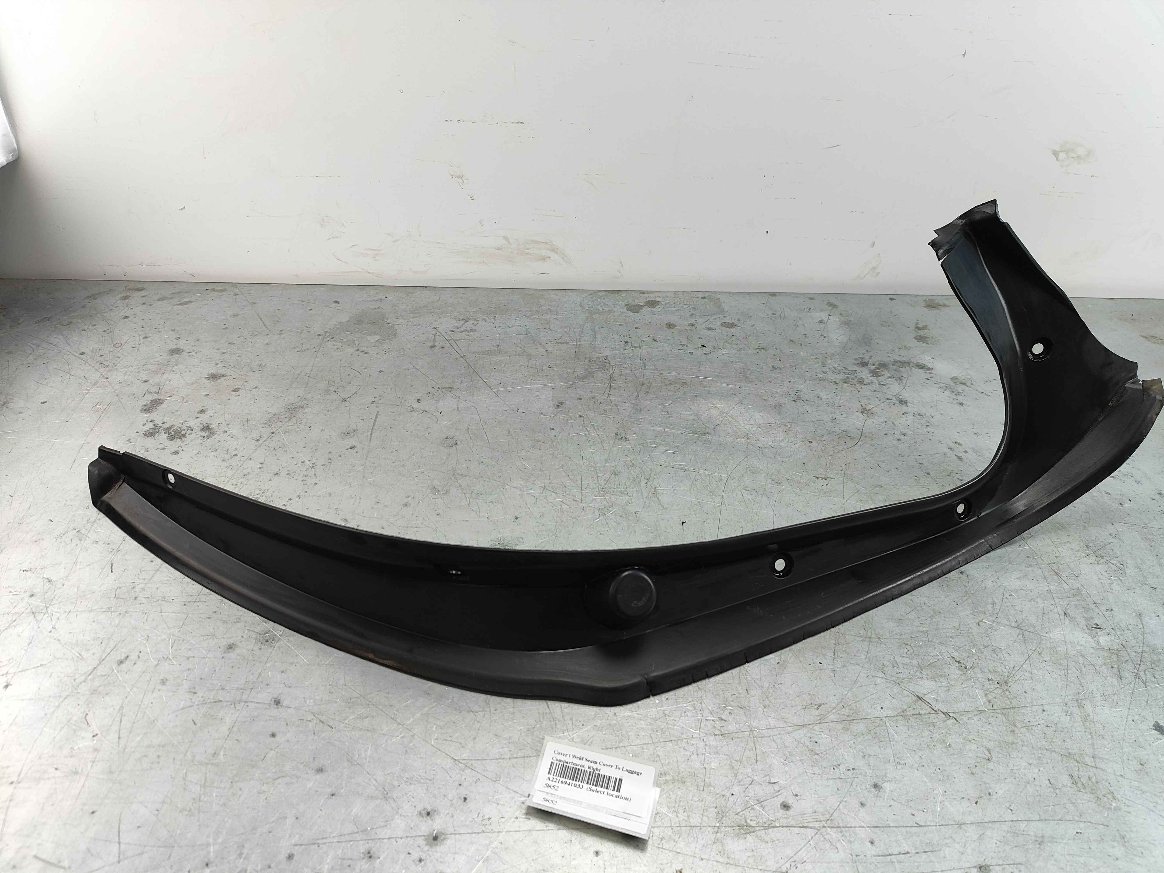 Cover | Weld Seam Cover To Luggage Compartment, Right