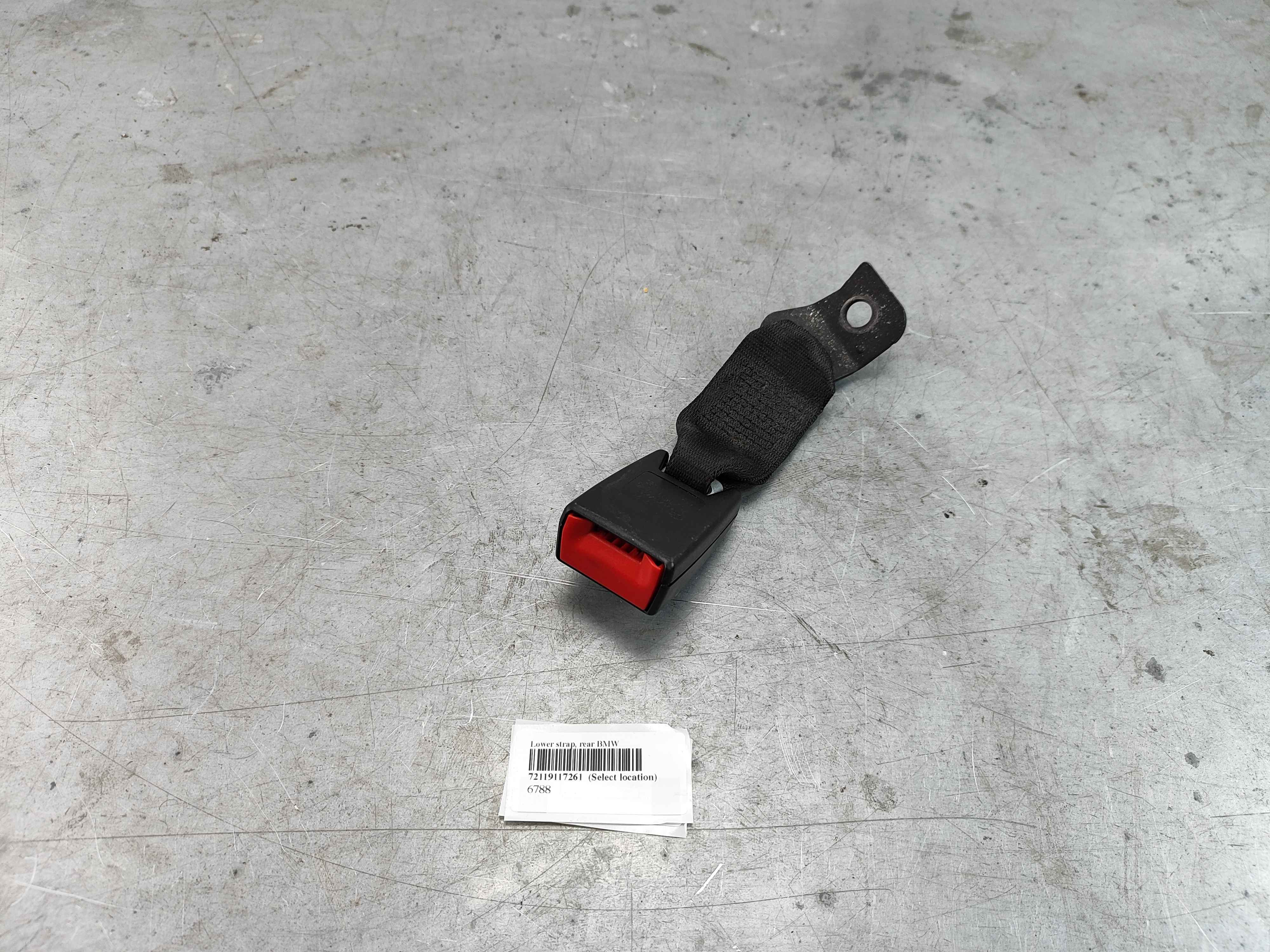 Lower strap, rear BMW