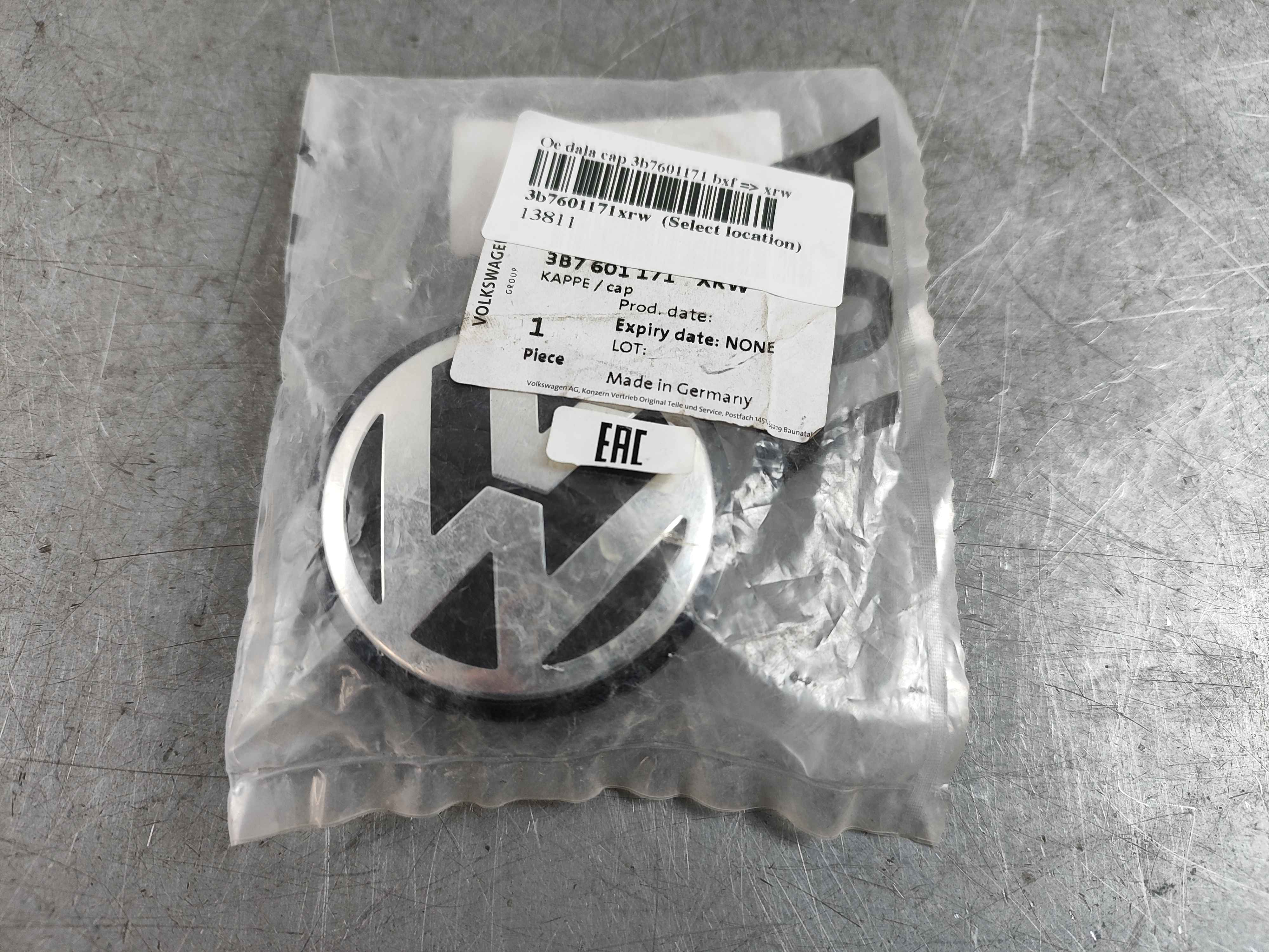 Oe daļa cap 3b7601171 bxf => xrw