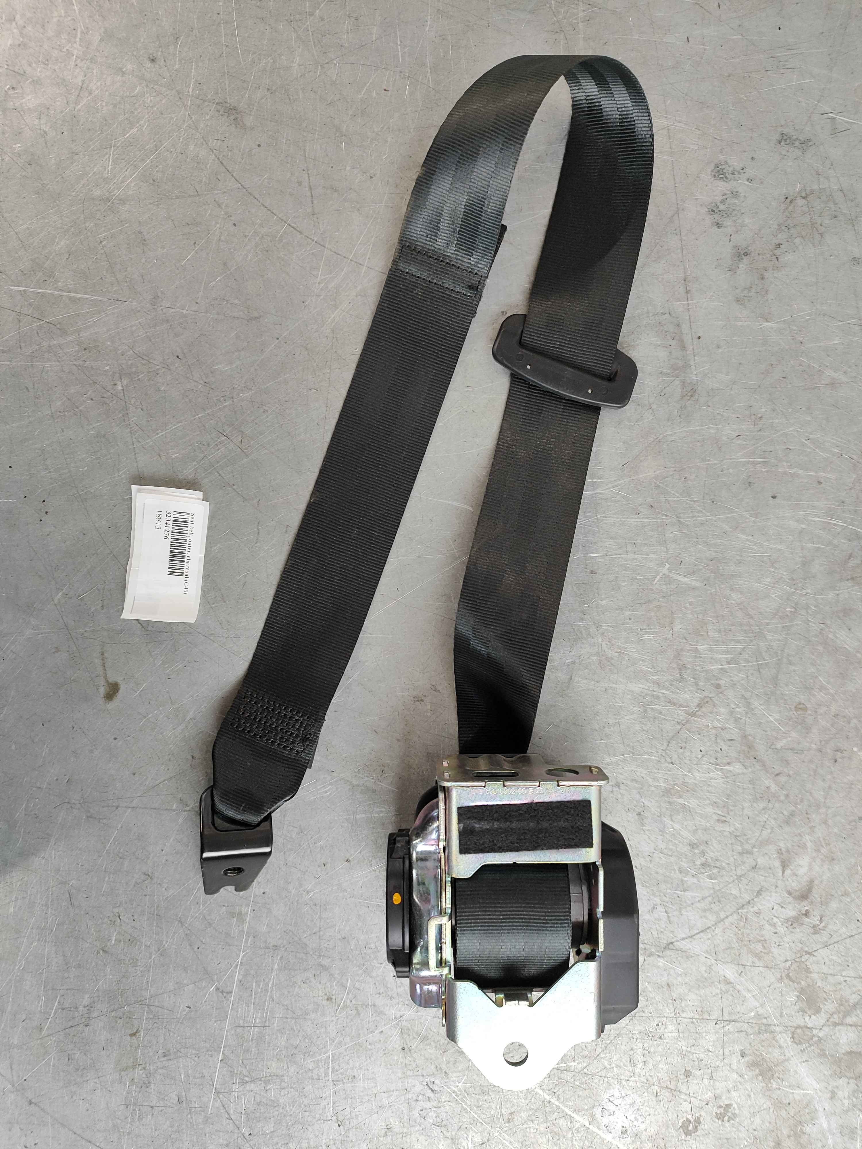 Seat belt, outer, charcoal (C40)