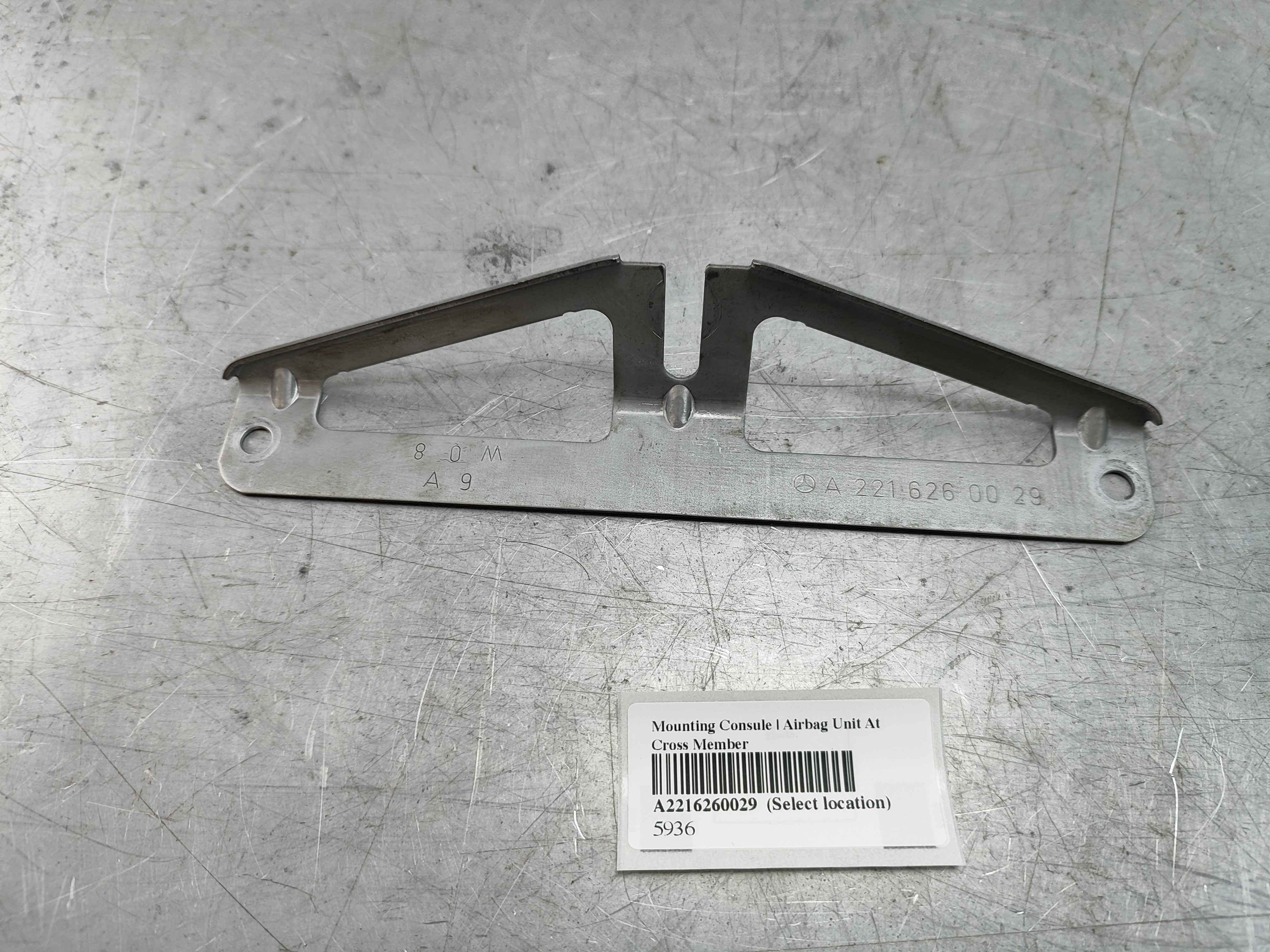 Mounting Consule | Airbag Unit At Cross Member