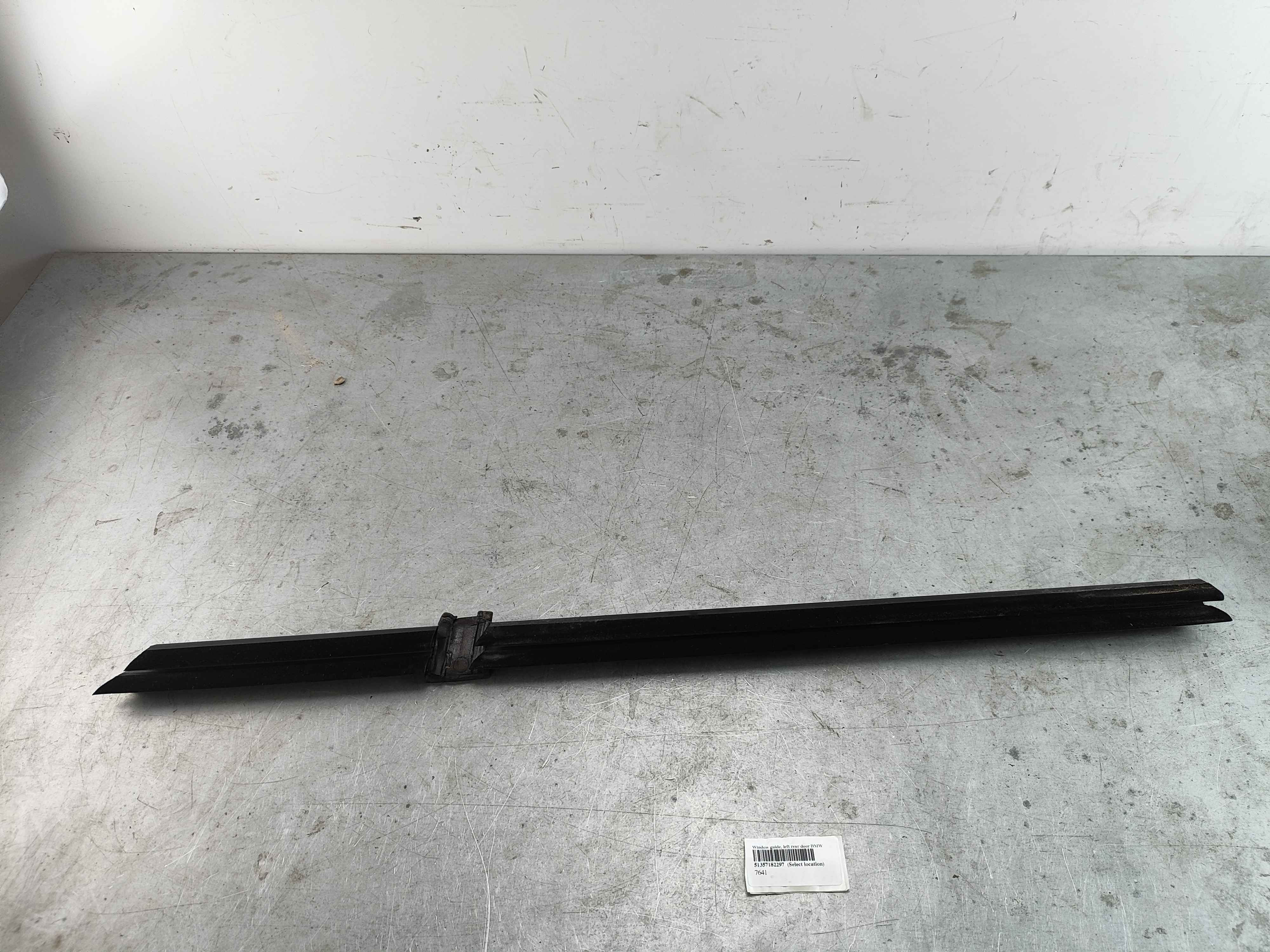 Window guide, left rear door BMW