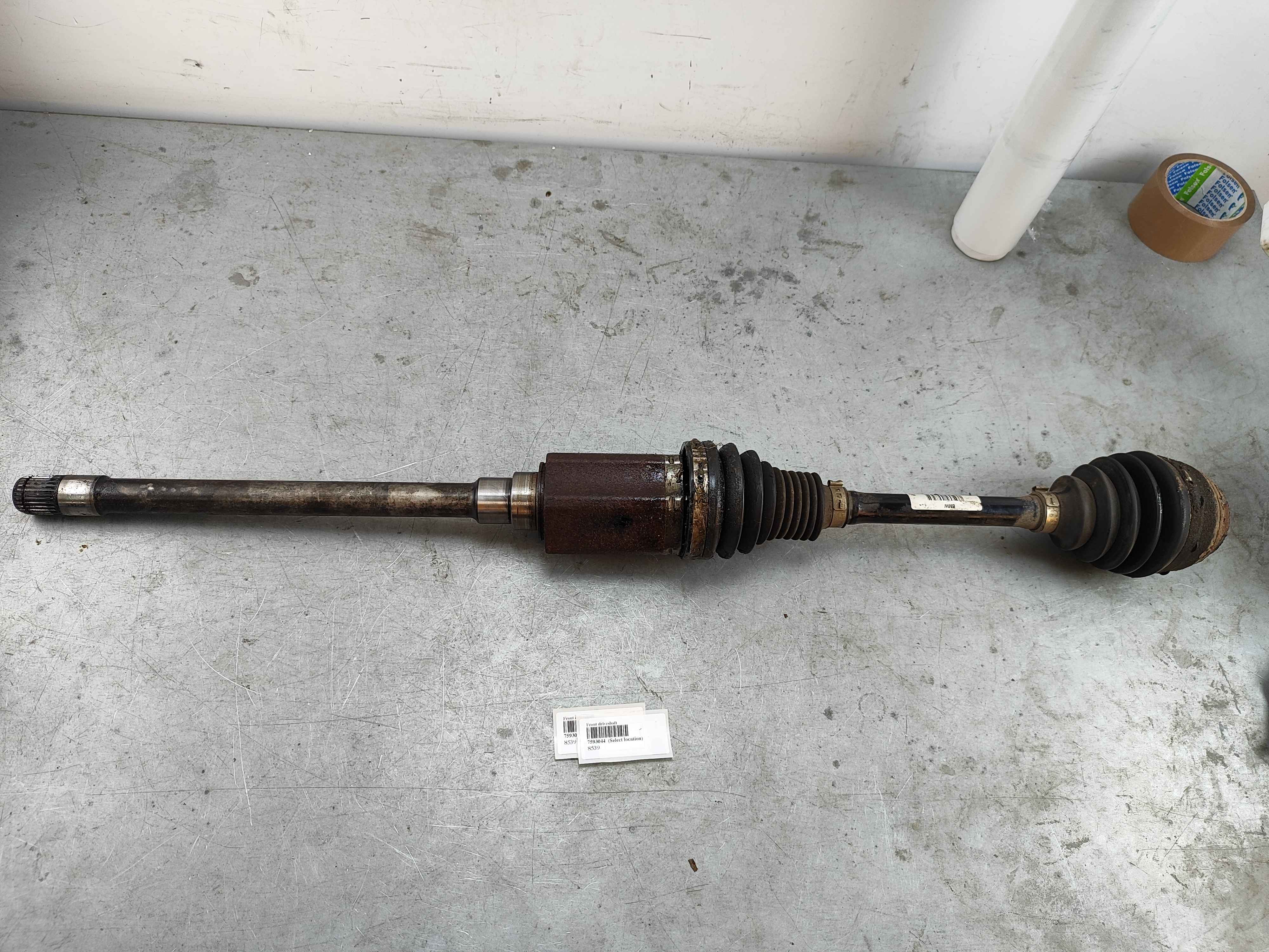 Front driveshaft