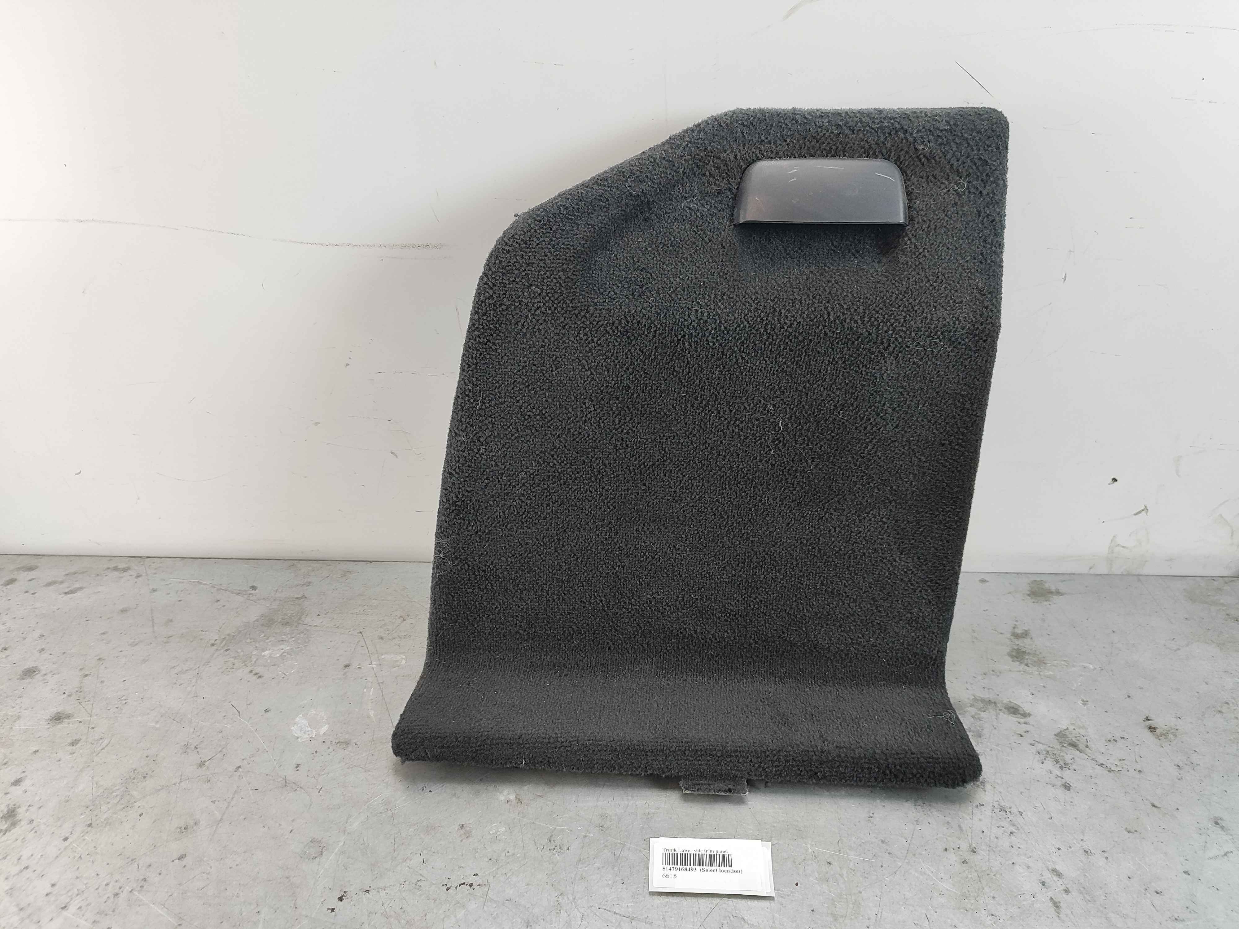 Trunk Lower side trim panel