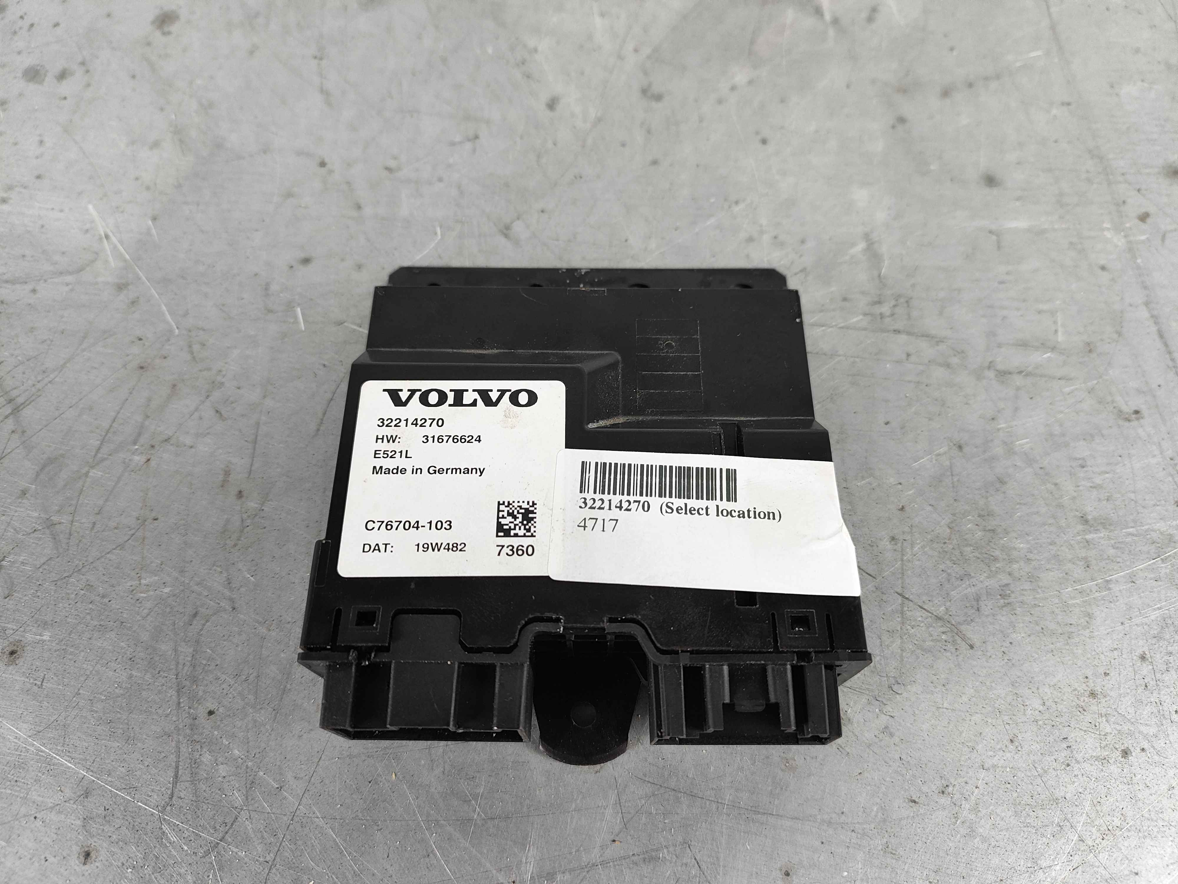 control unit tailgate