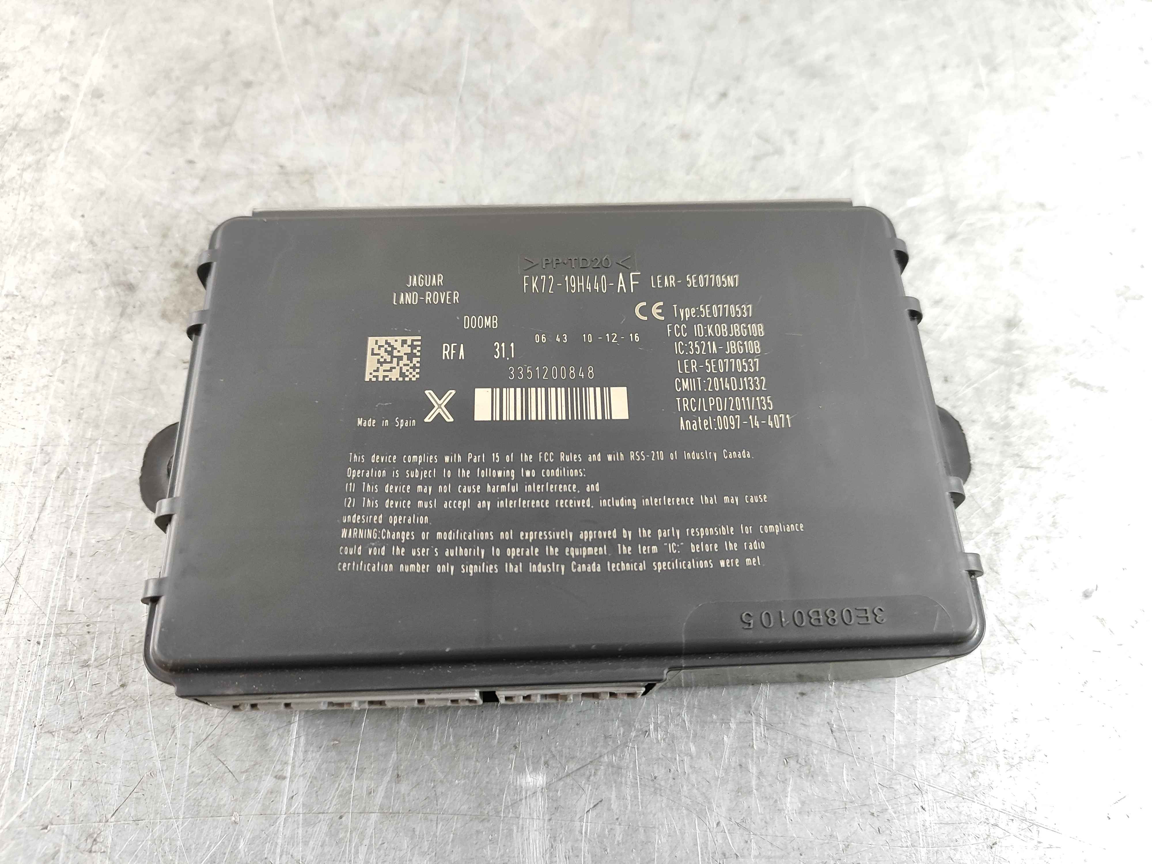 LAND ROVER fk7219h440af