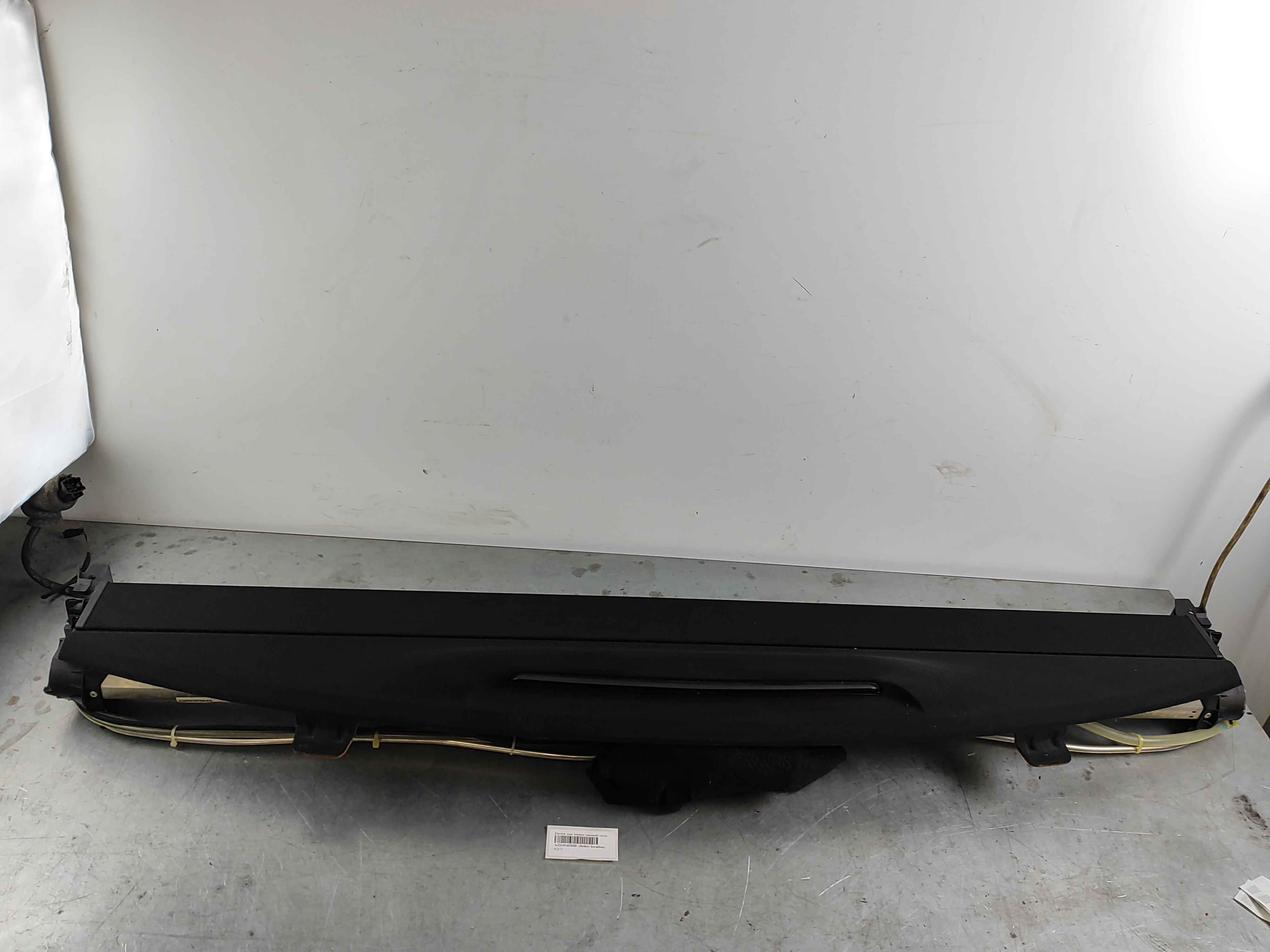Electric rear window sunshade cover