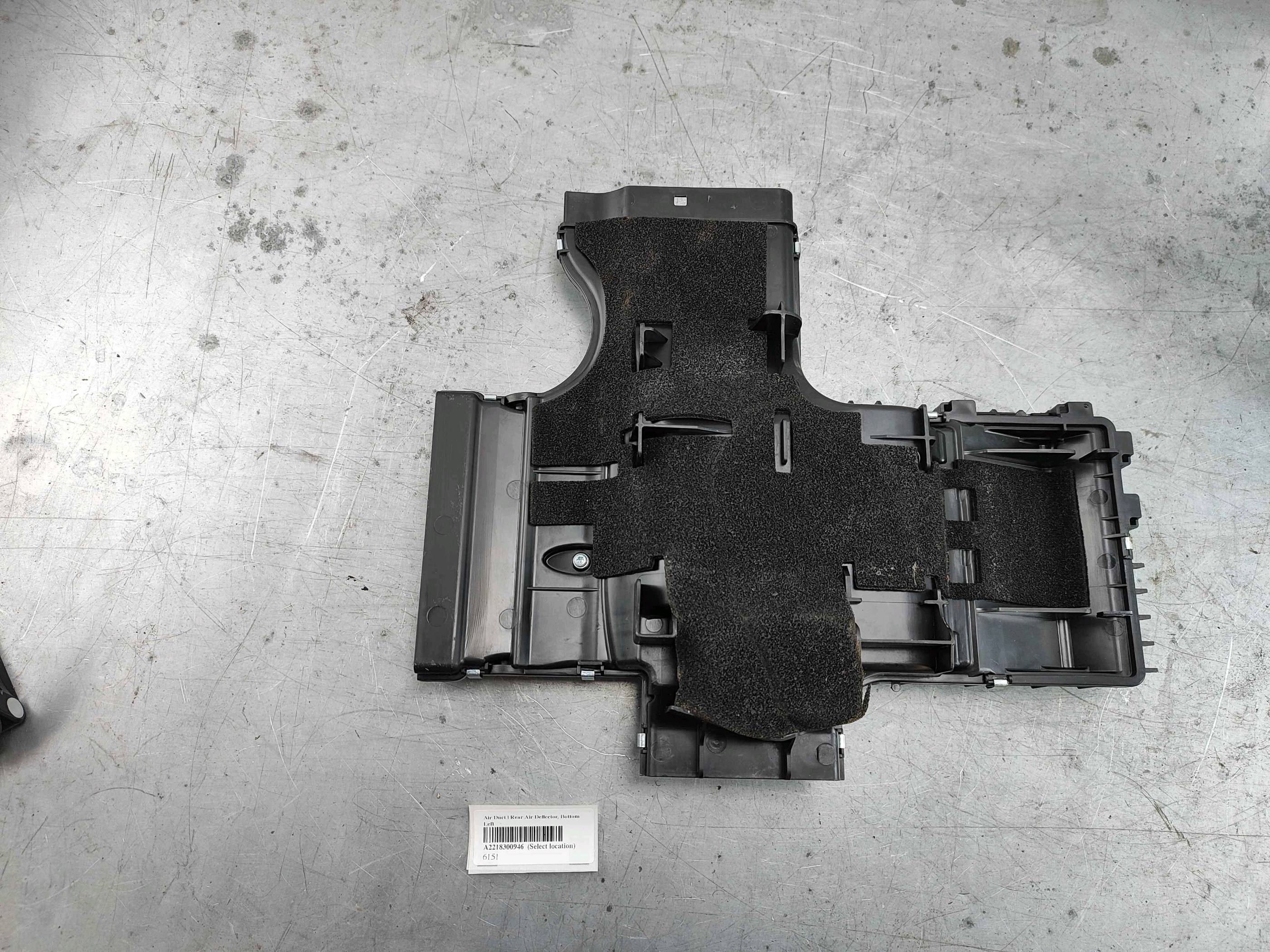 Air Duct | Rear Air Deflector, Bottom Left