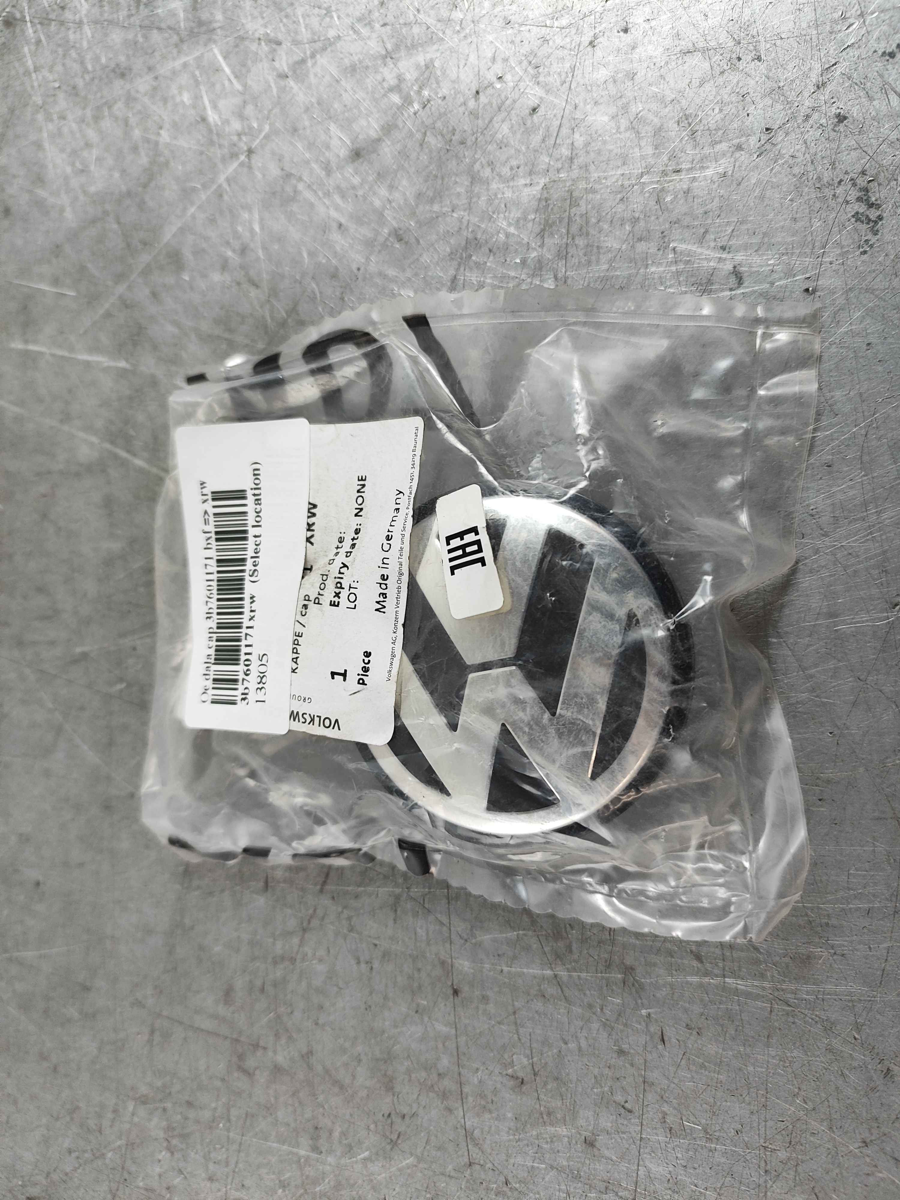 Oe daļa cap 3b7601171 bxf => xrw