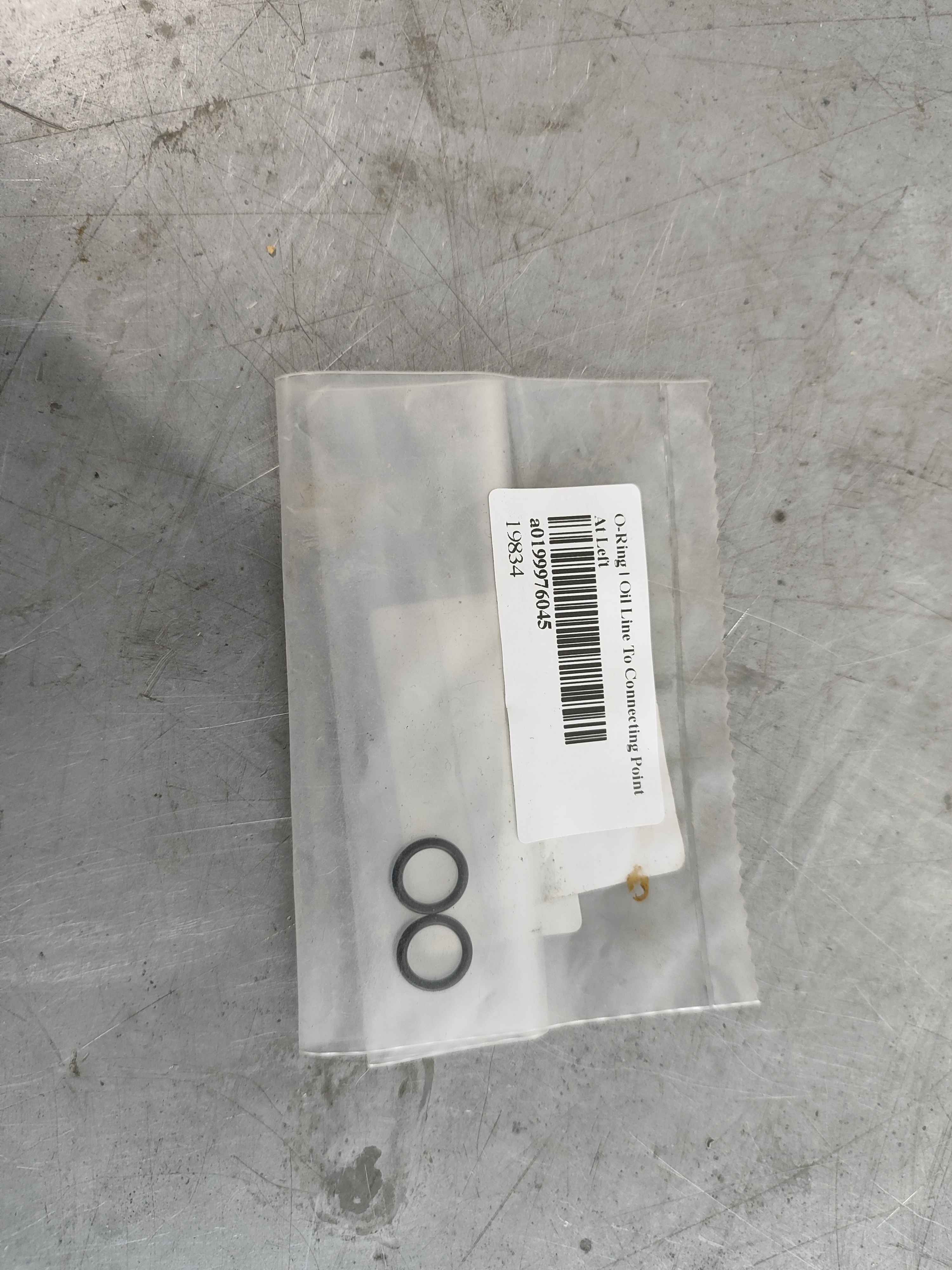 O-Ring | Oil Line To Connecting Point At Left