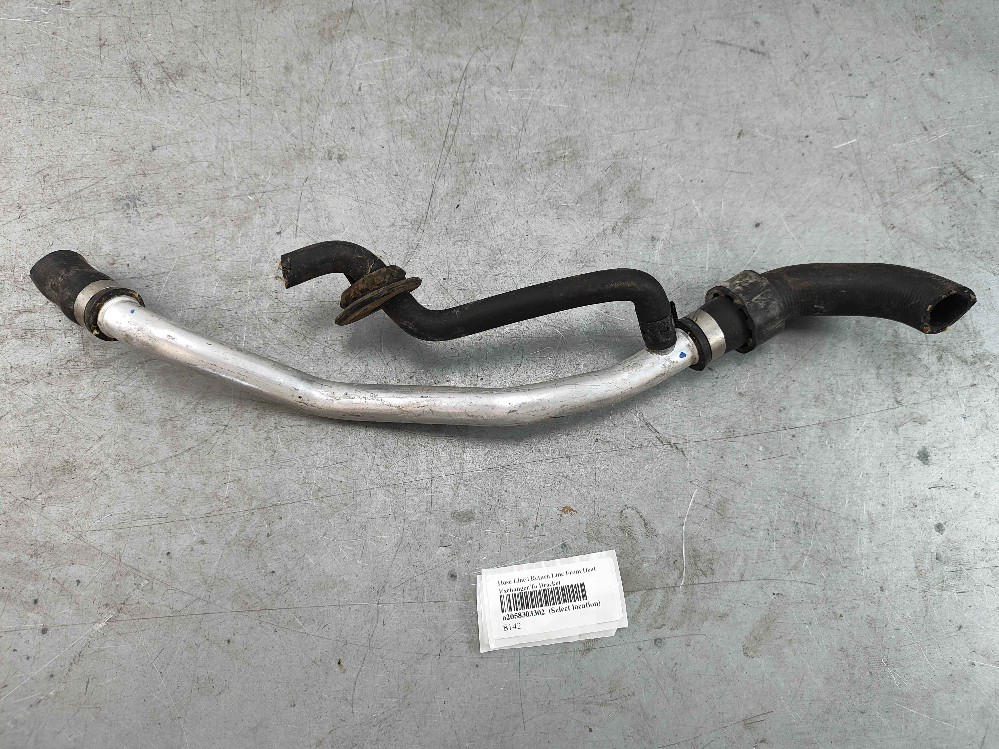 Hose Line | Return Line From Heat Exchanger To Bracket