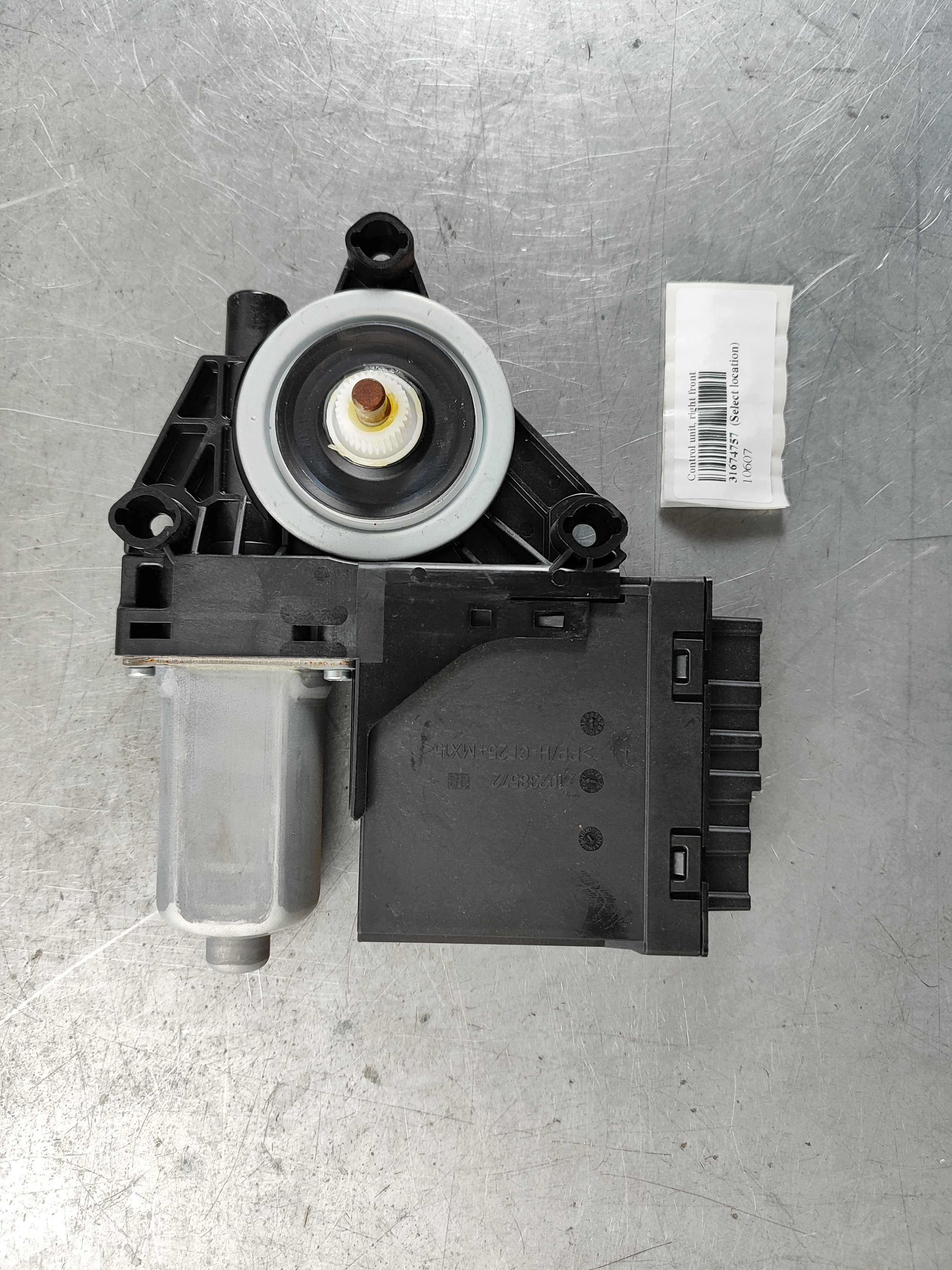 Control unit, right front