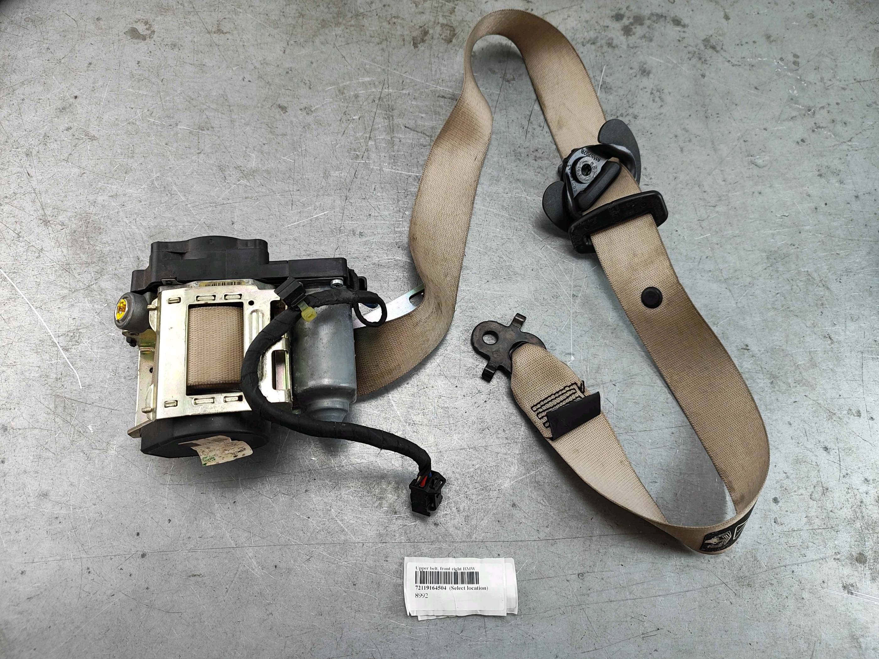 Upper belt, front right BMW
