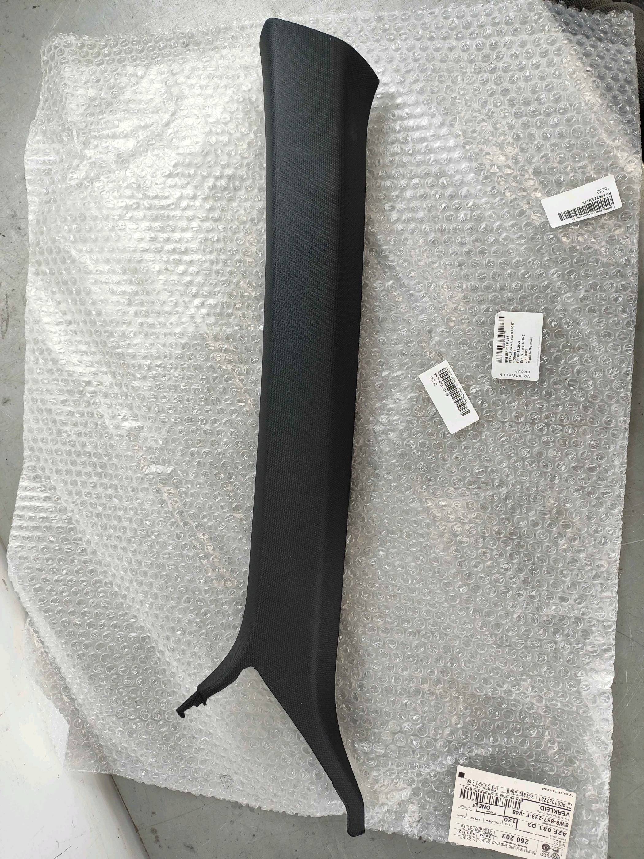 Lining, pillar a sabre(black)