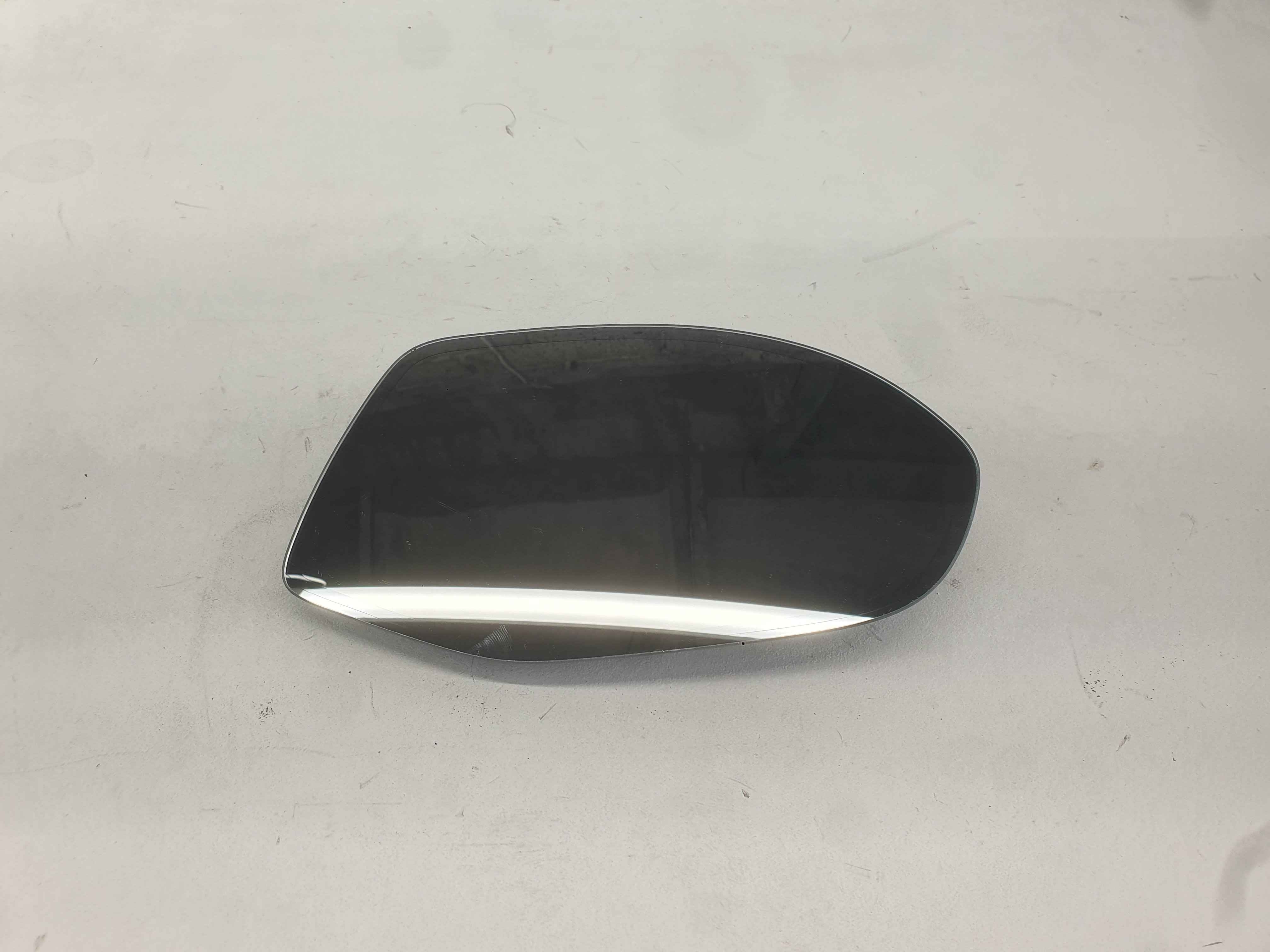 Mirror glass (convex) with carrier plate