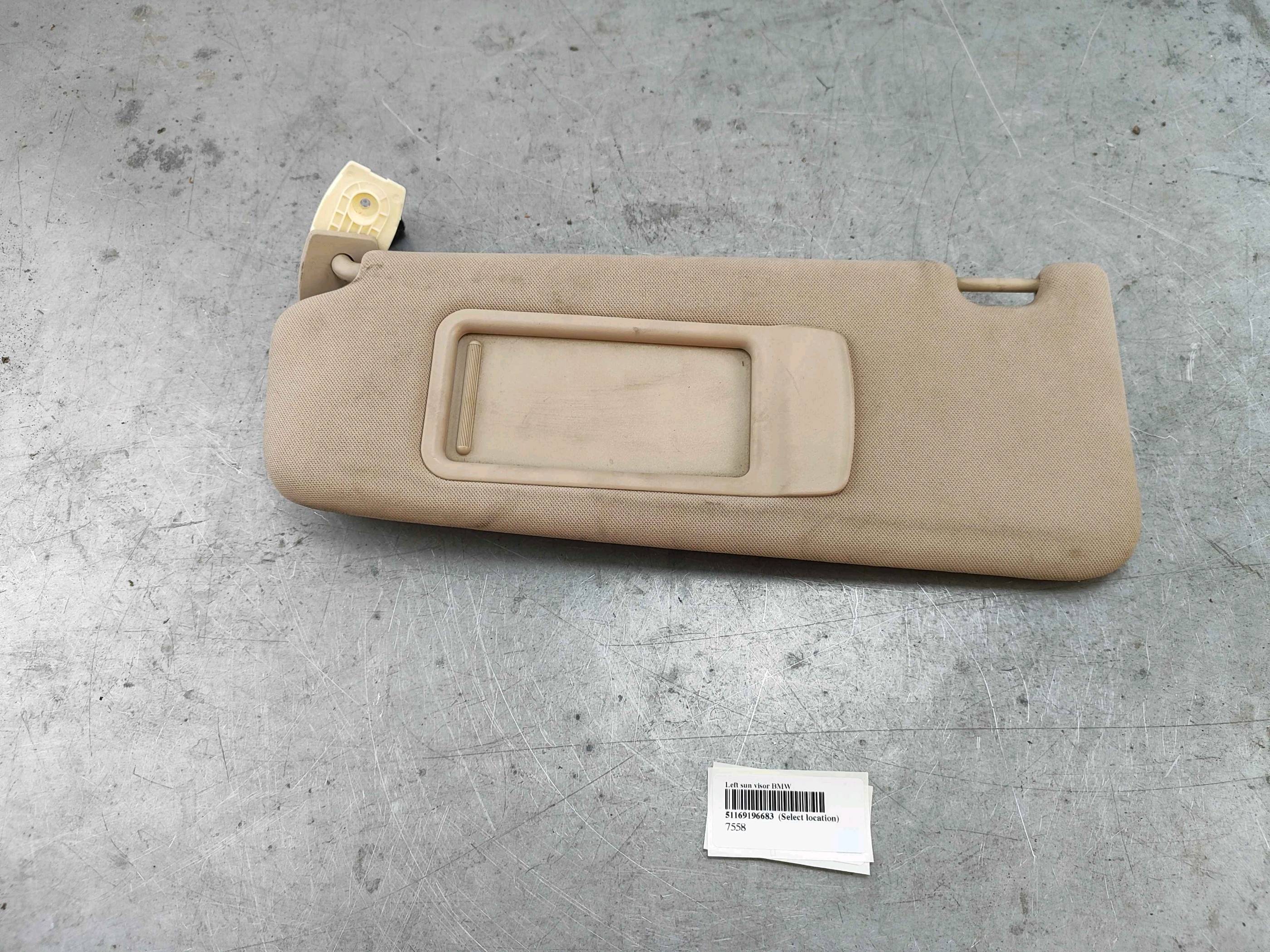 Left sun visor BMW