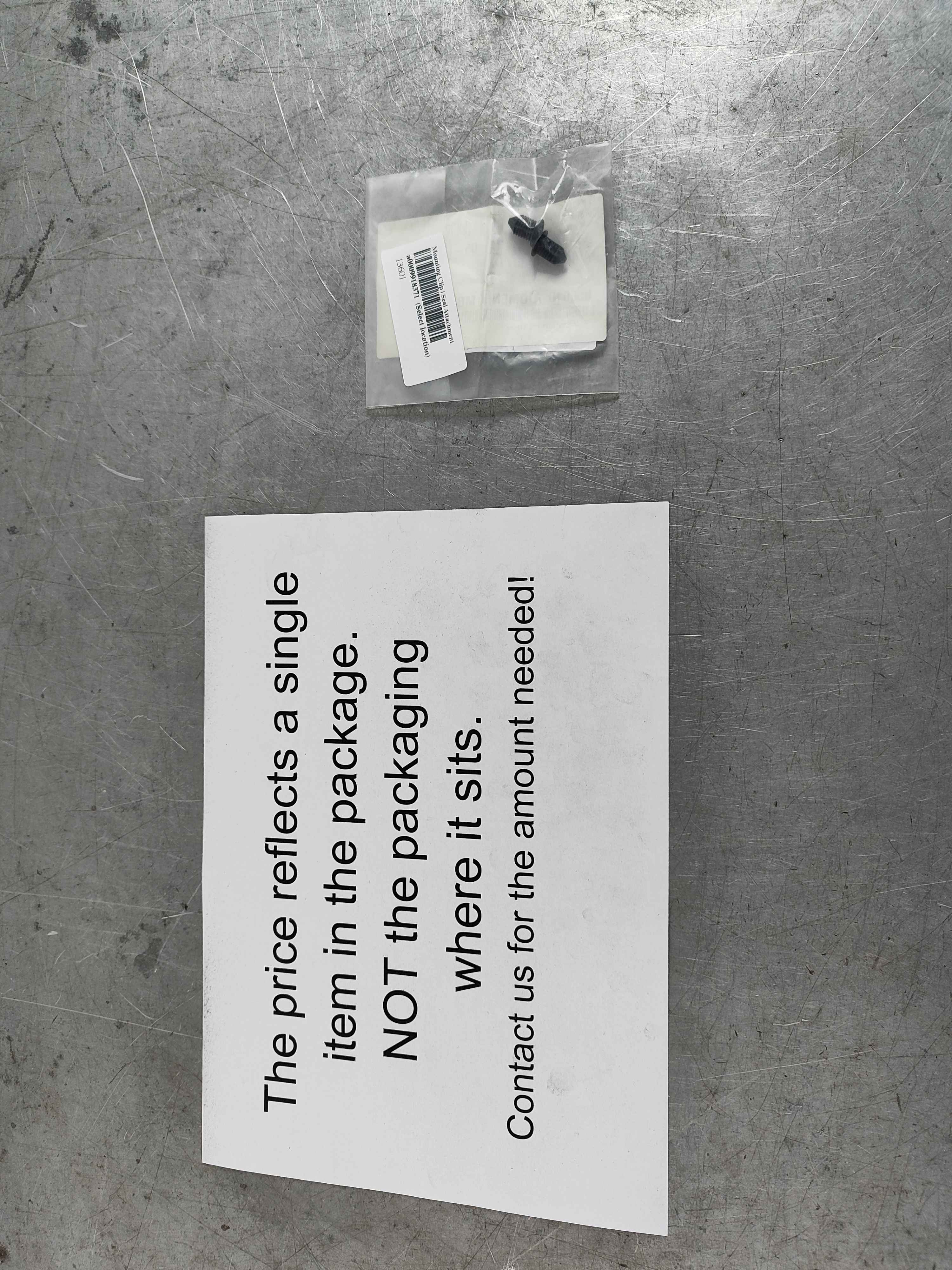 Mounting Clip | Seal Attachment