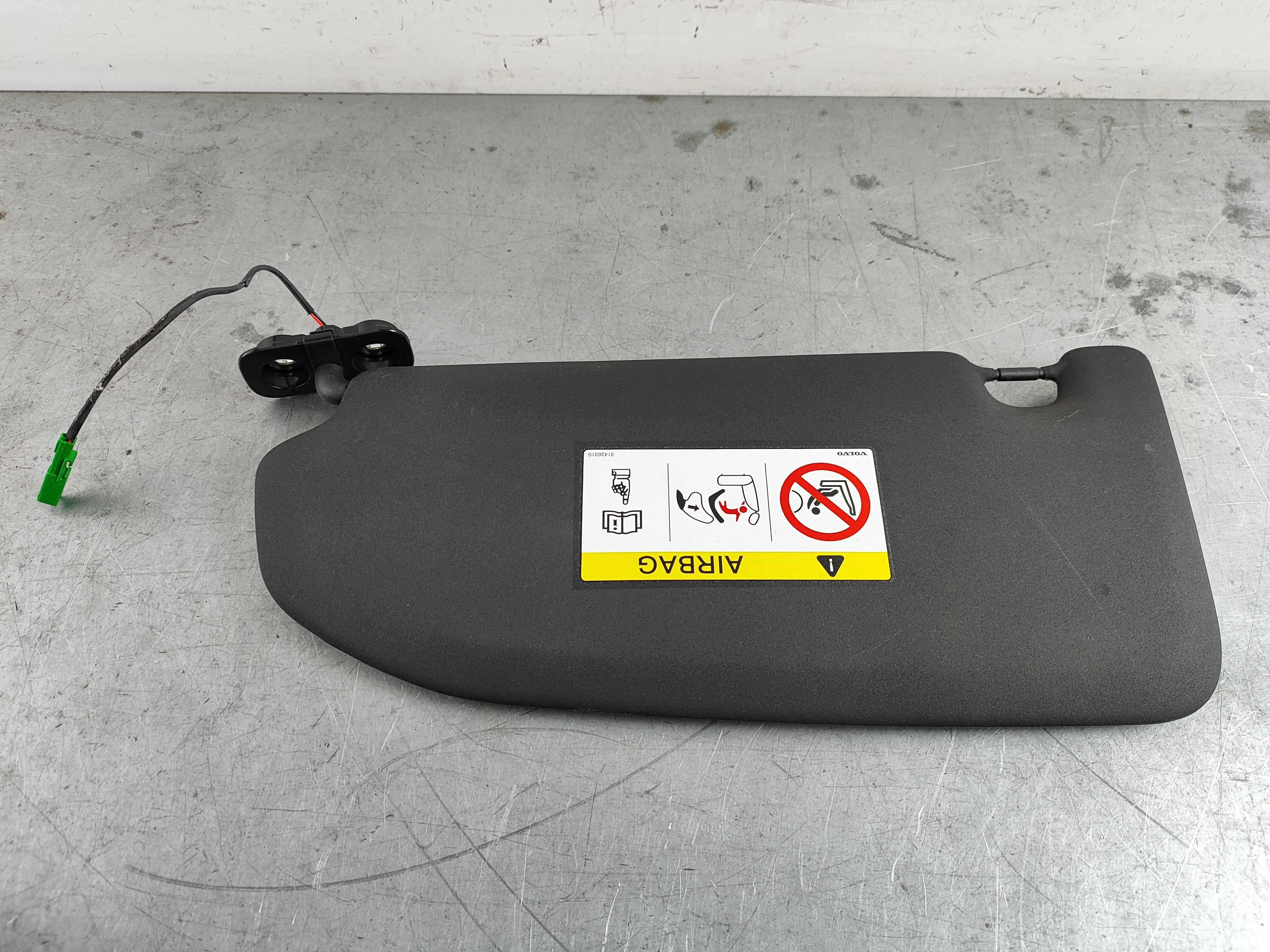 Sun visor, right, charcoal