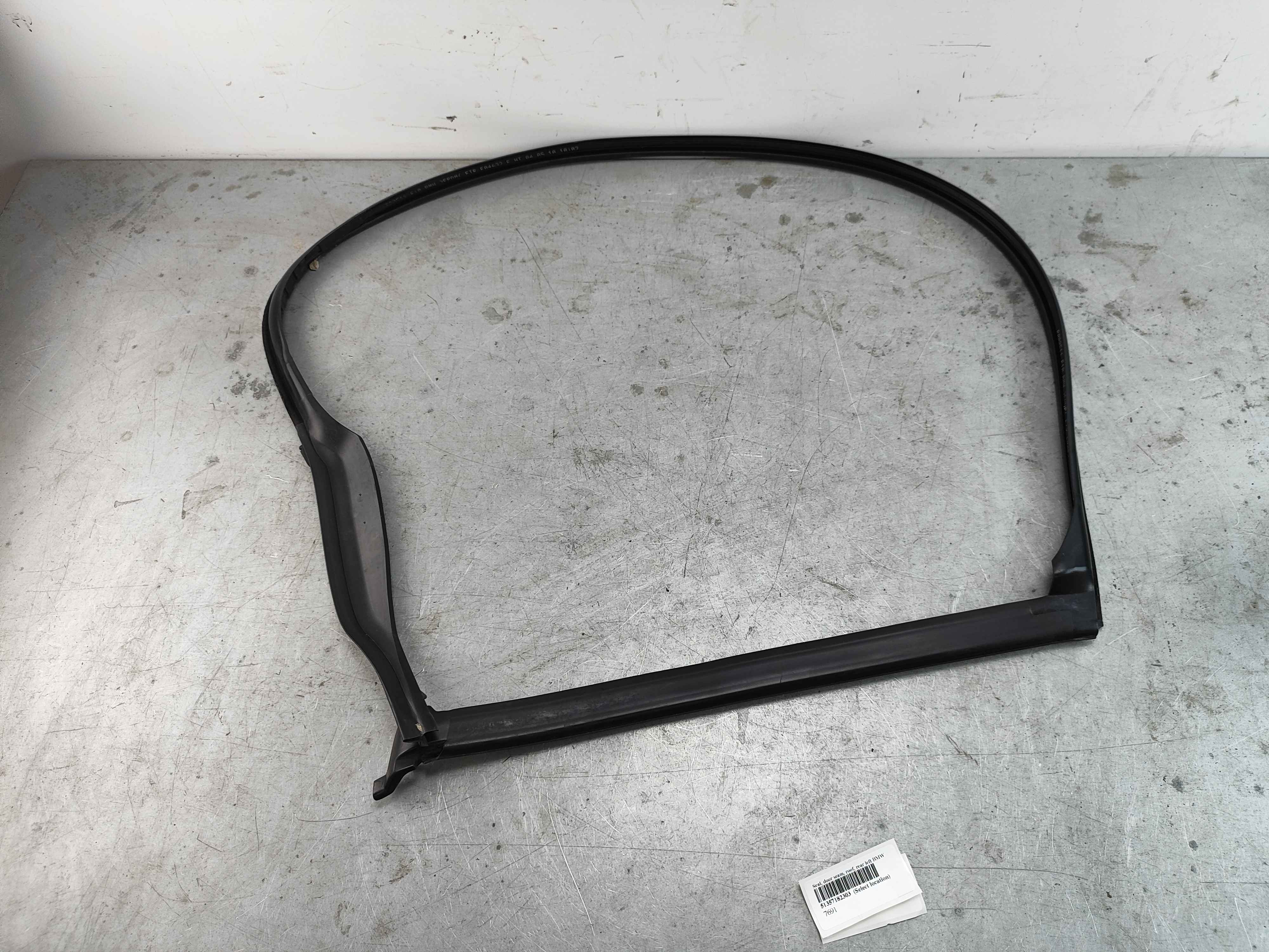 Seal, door seam, roof, rear left BMW
