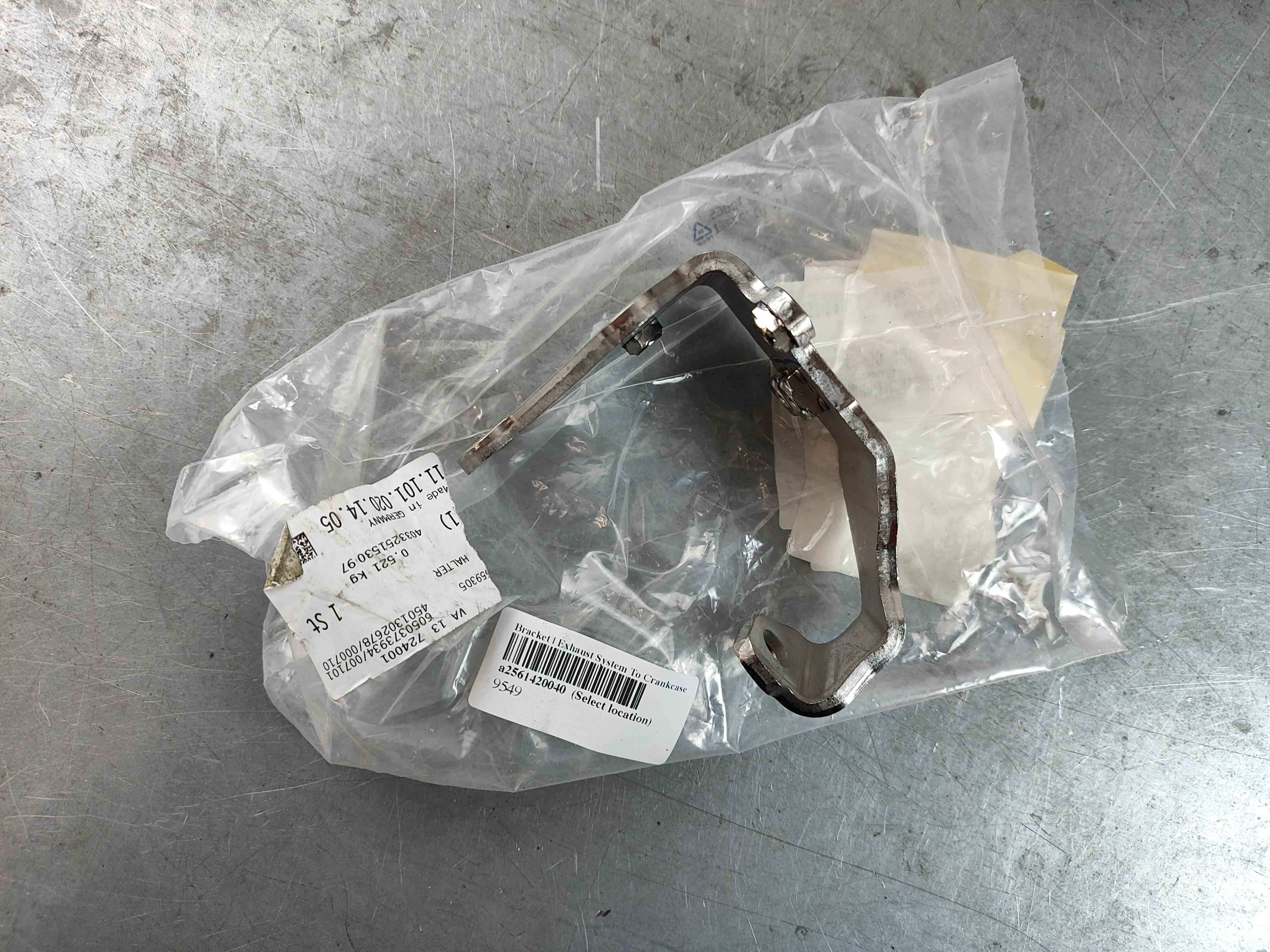 Bracket | Exhaust System To Crankcase