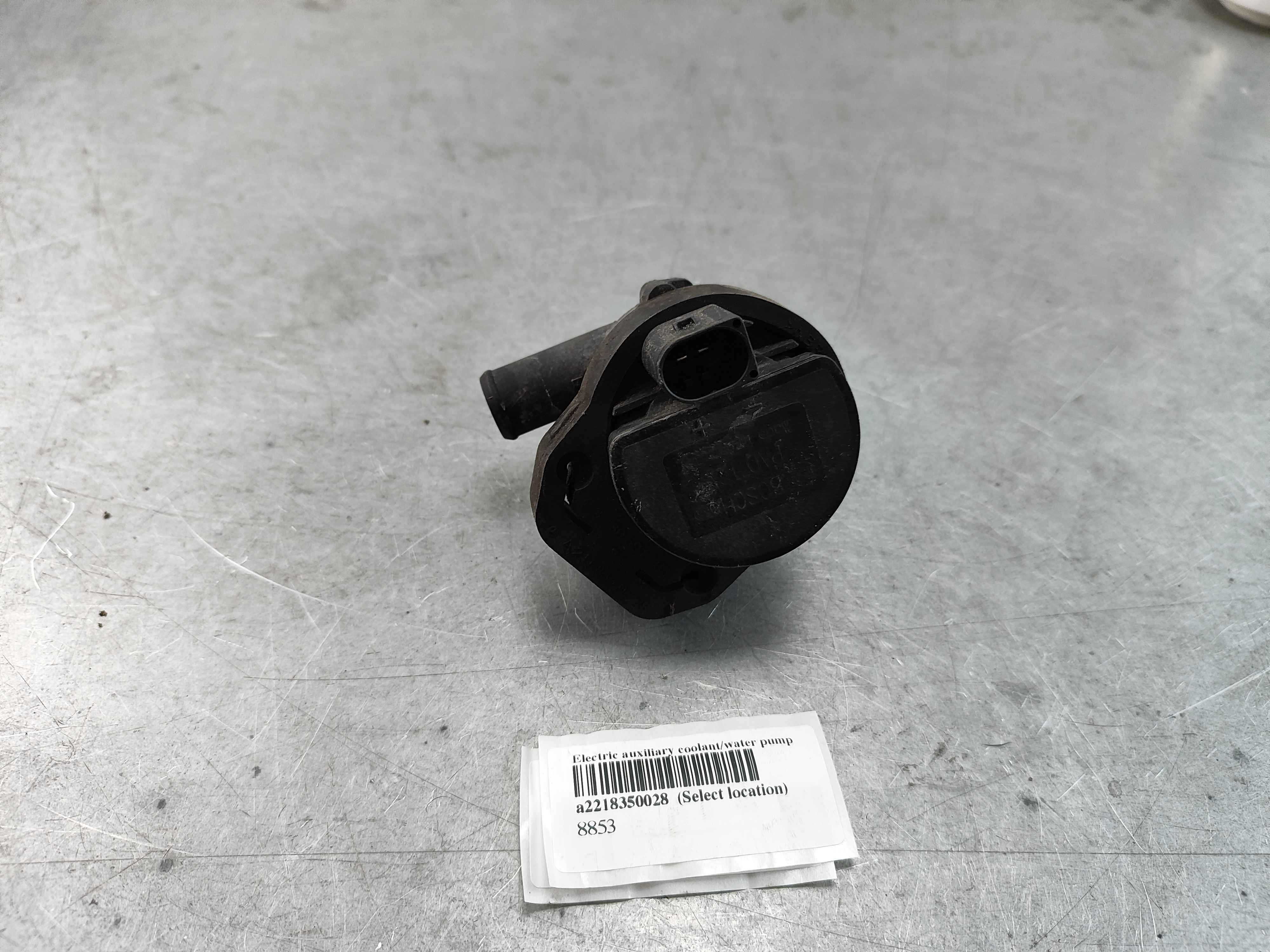 Electric auxiliary coolant/water pump