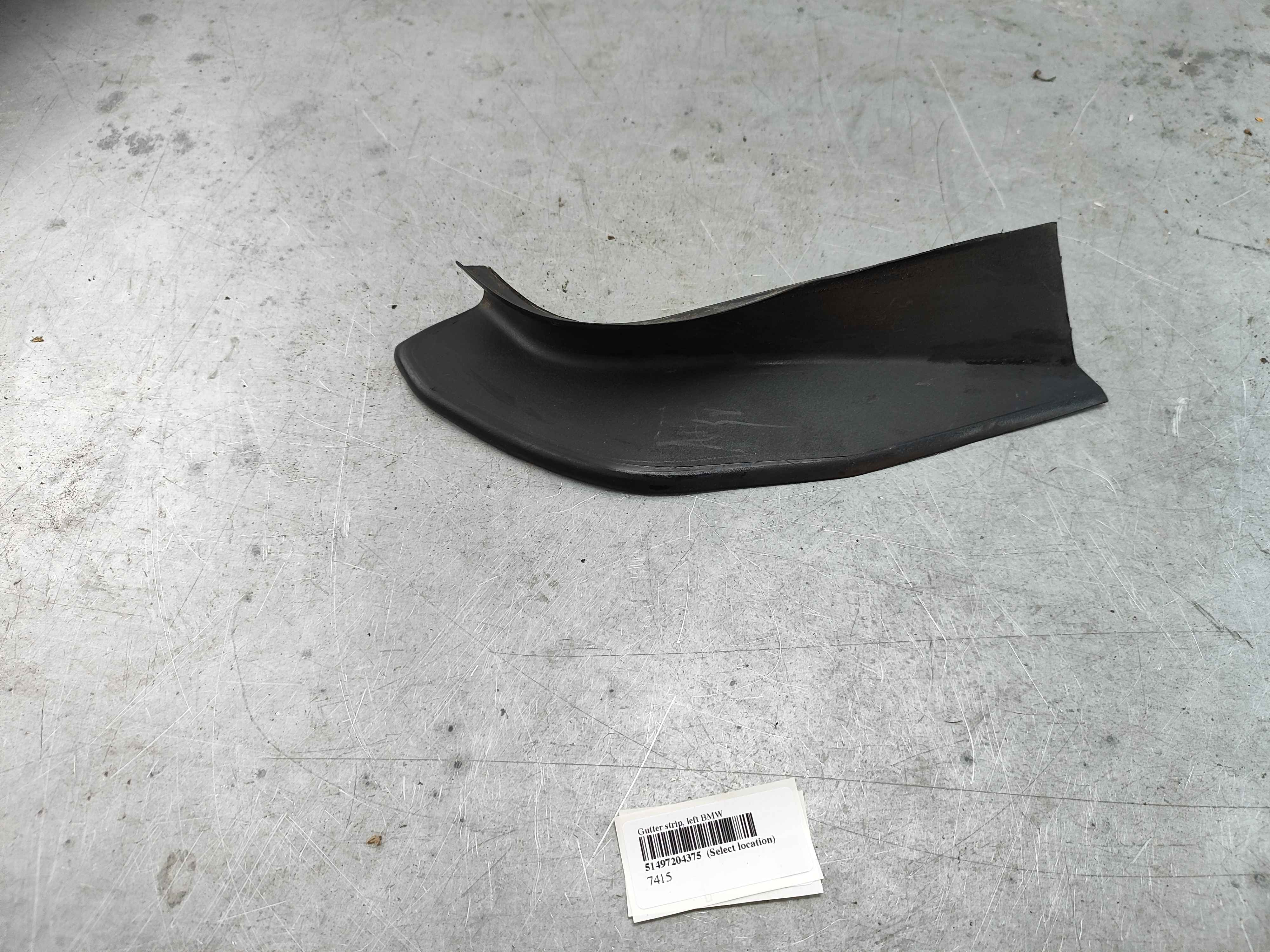 Gutter strip, left BMW
