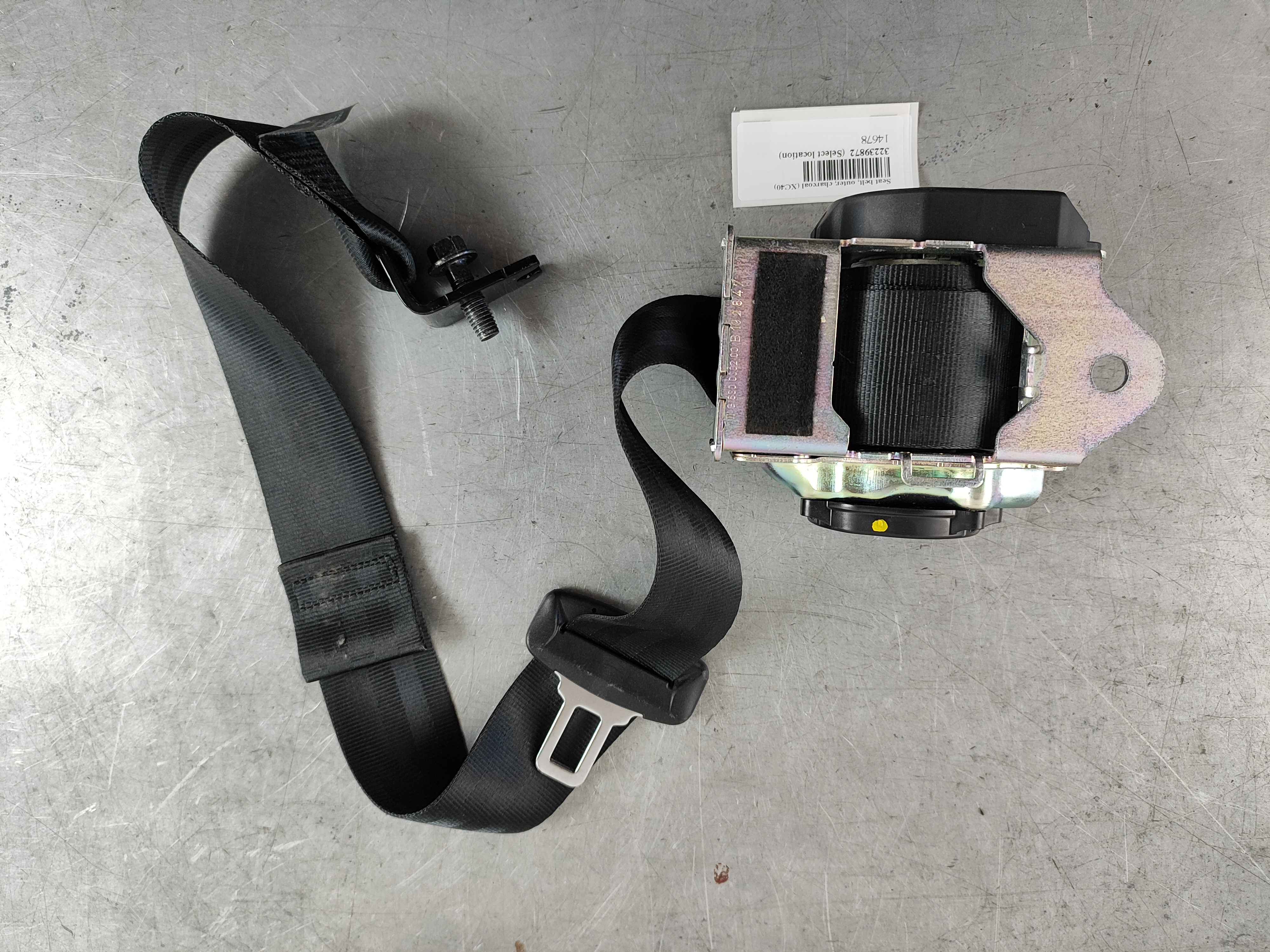 Seat belt, outer, charcoal (XC40)