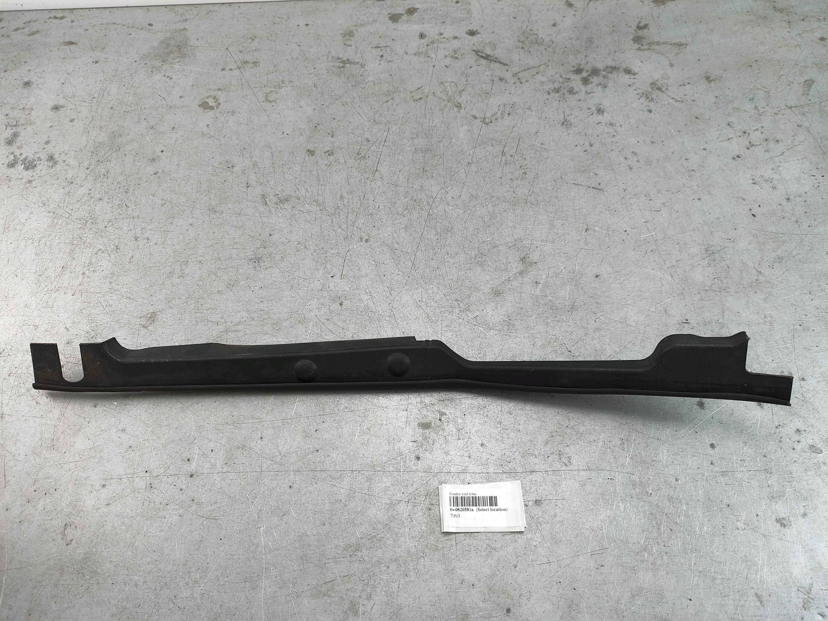 Fender end trim