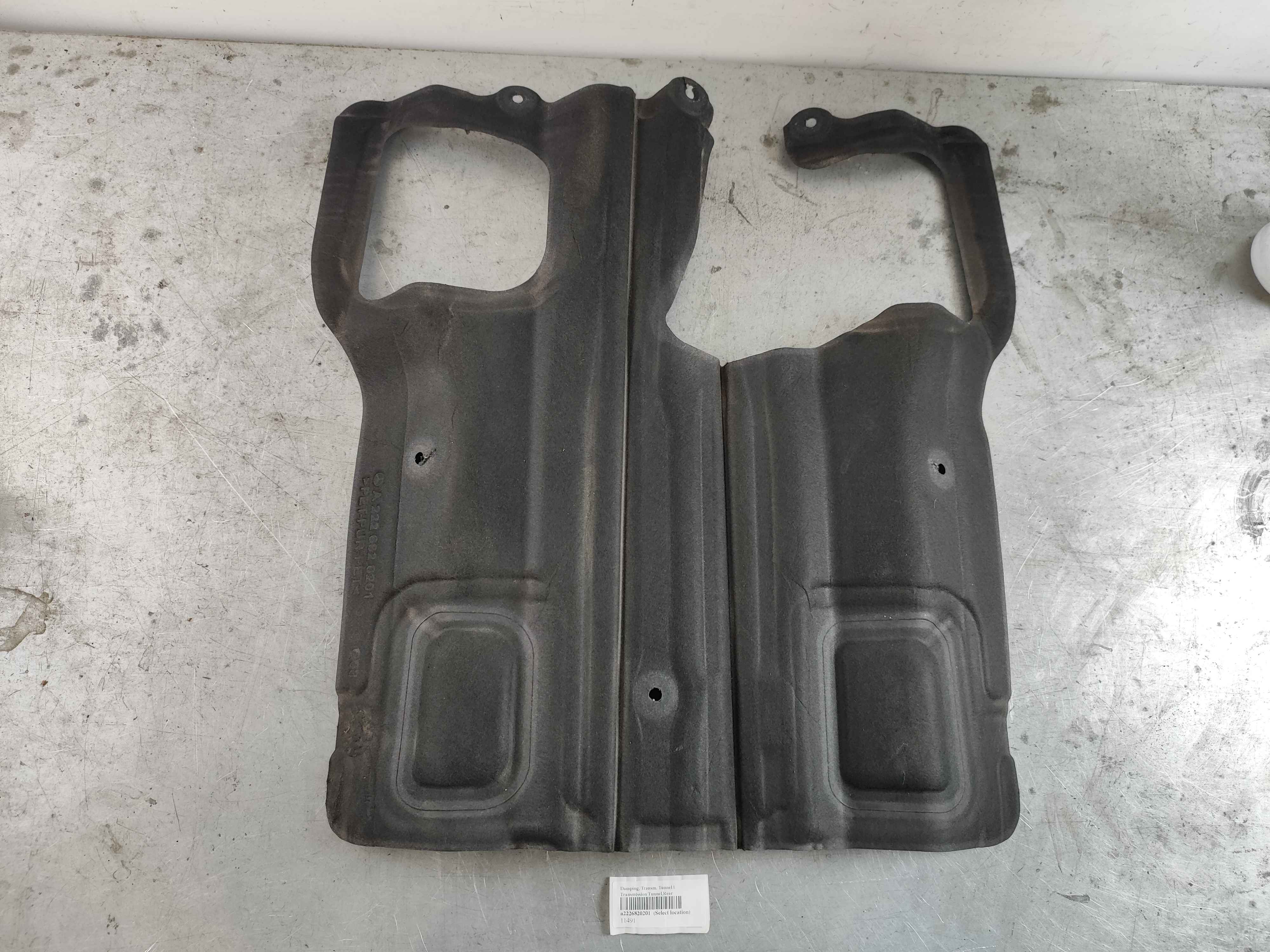 Damping, Transm. Tunnel | Transmission Tunnel,Rear