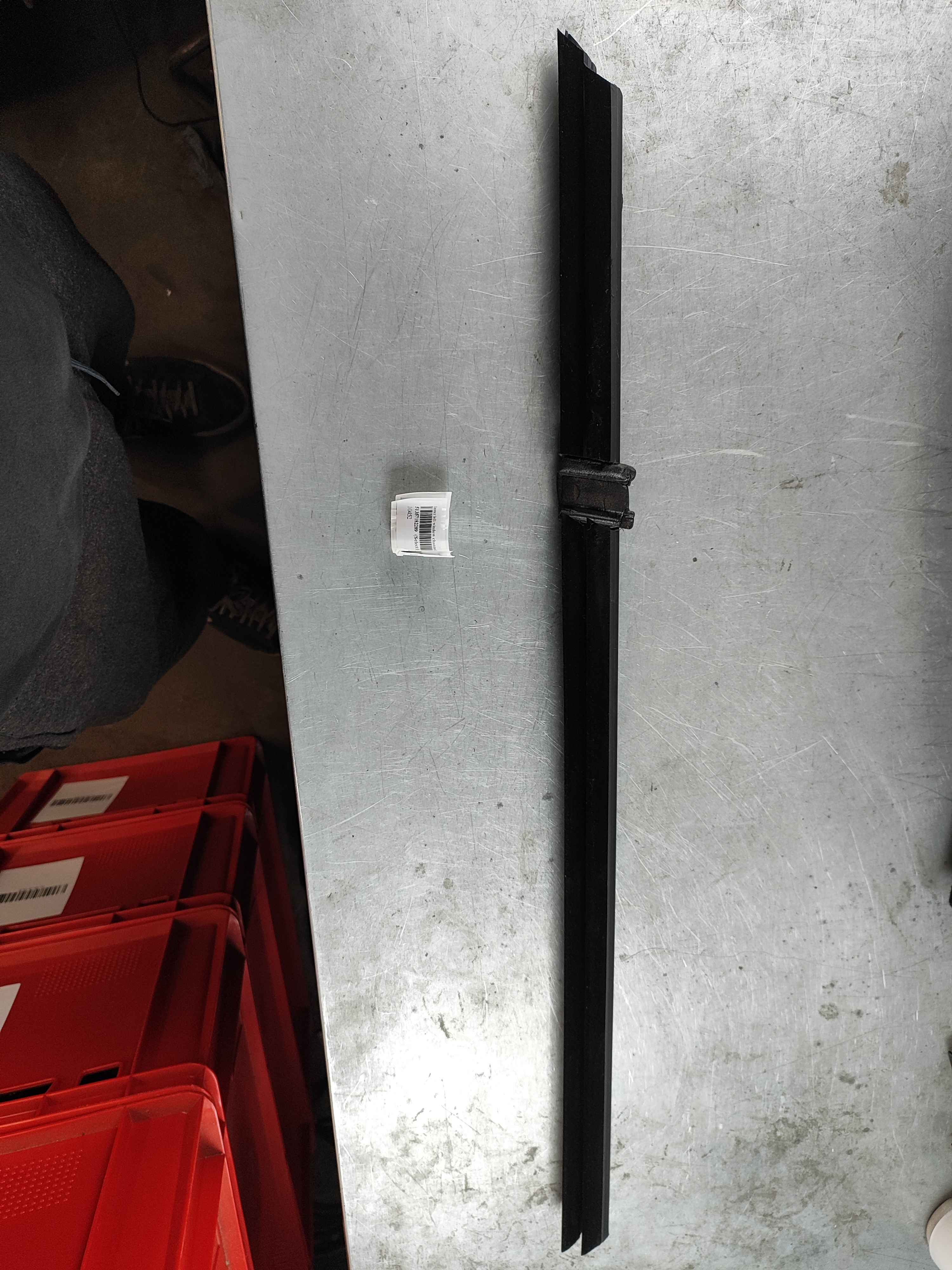 Inner left window channel cover BMW