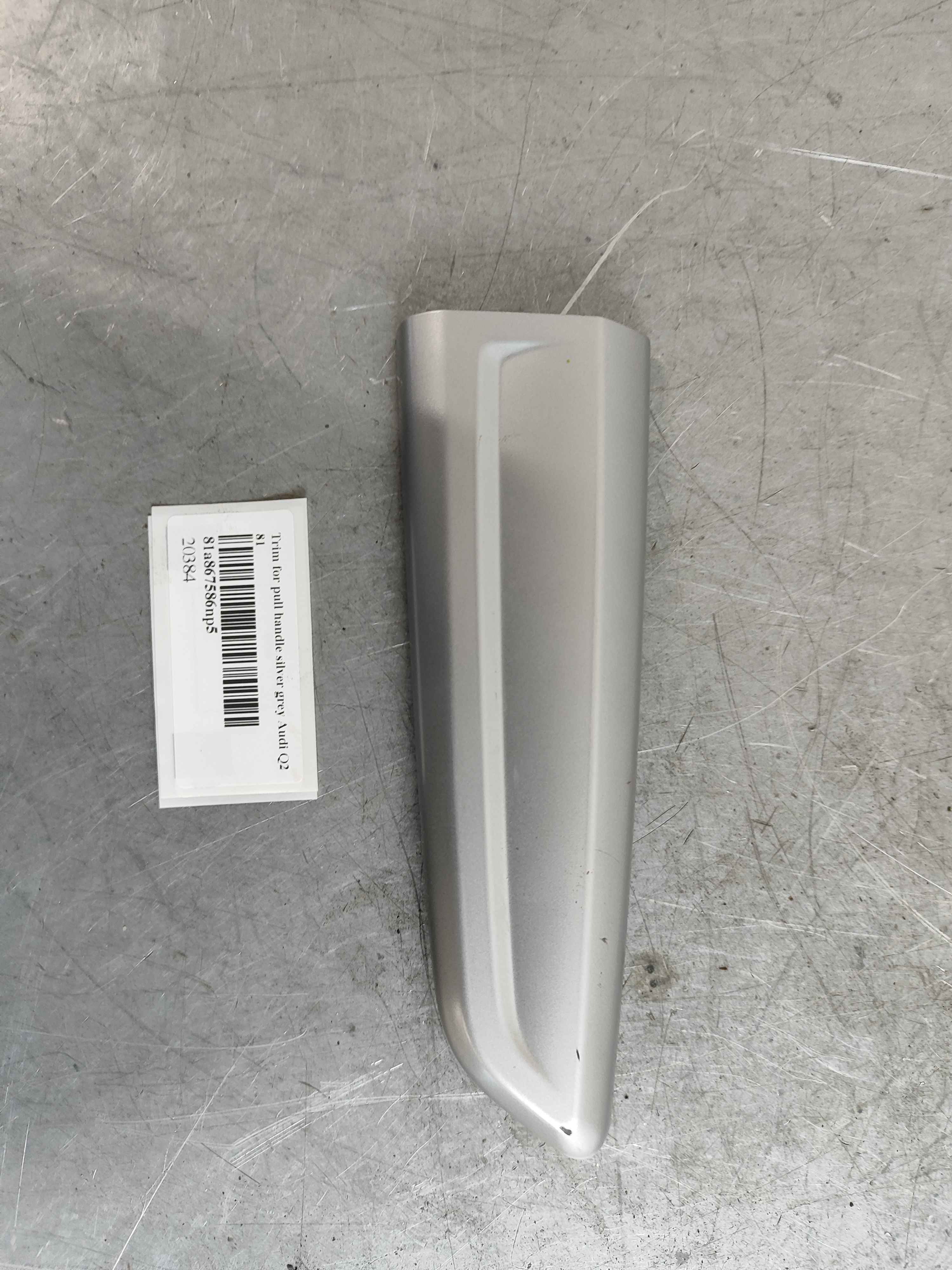 Trim for pull handle silver grey Audi Q2 81