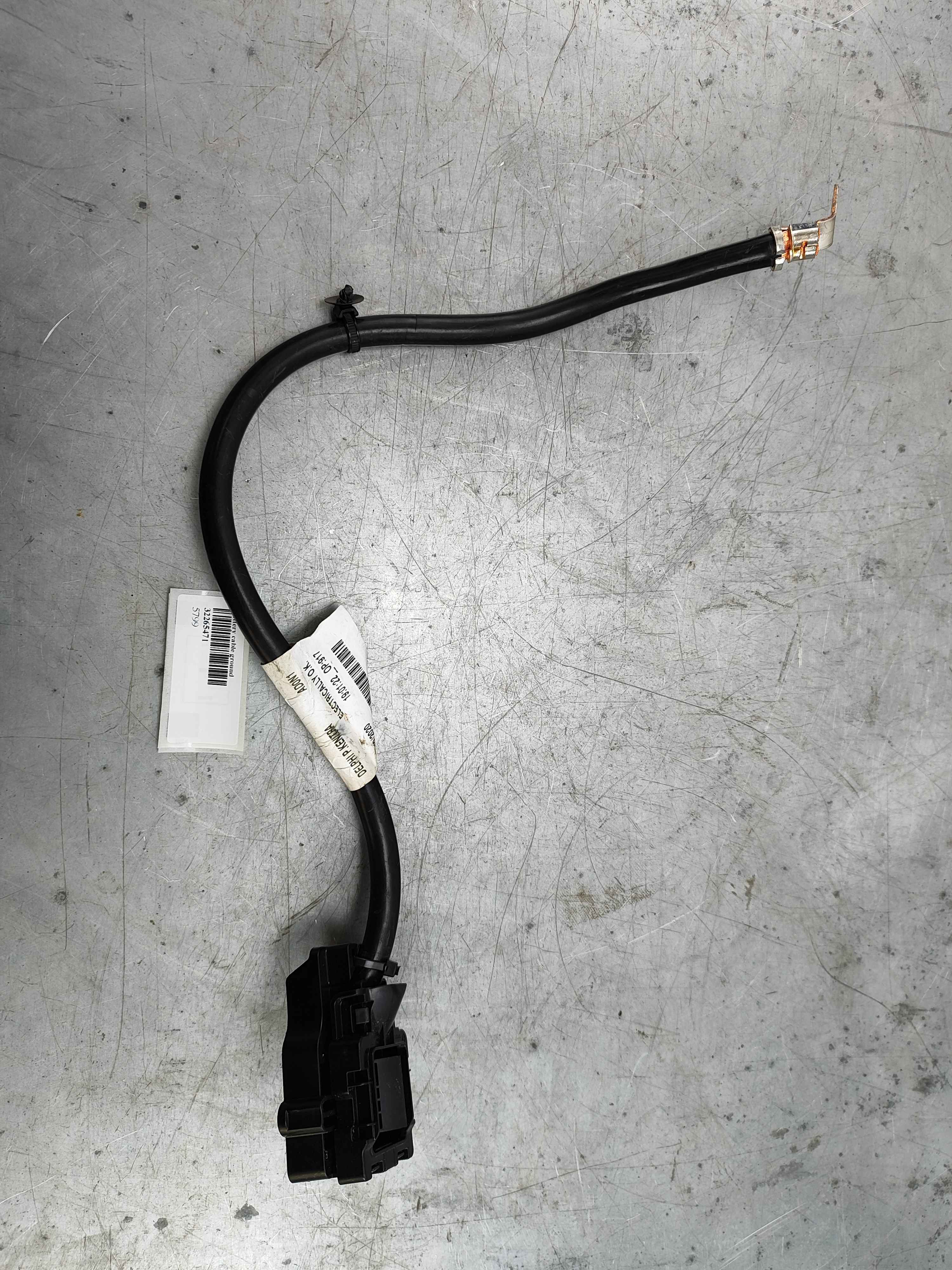 Battery cable ground