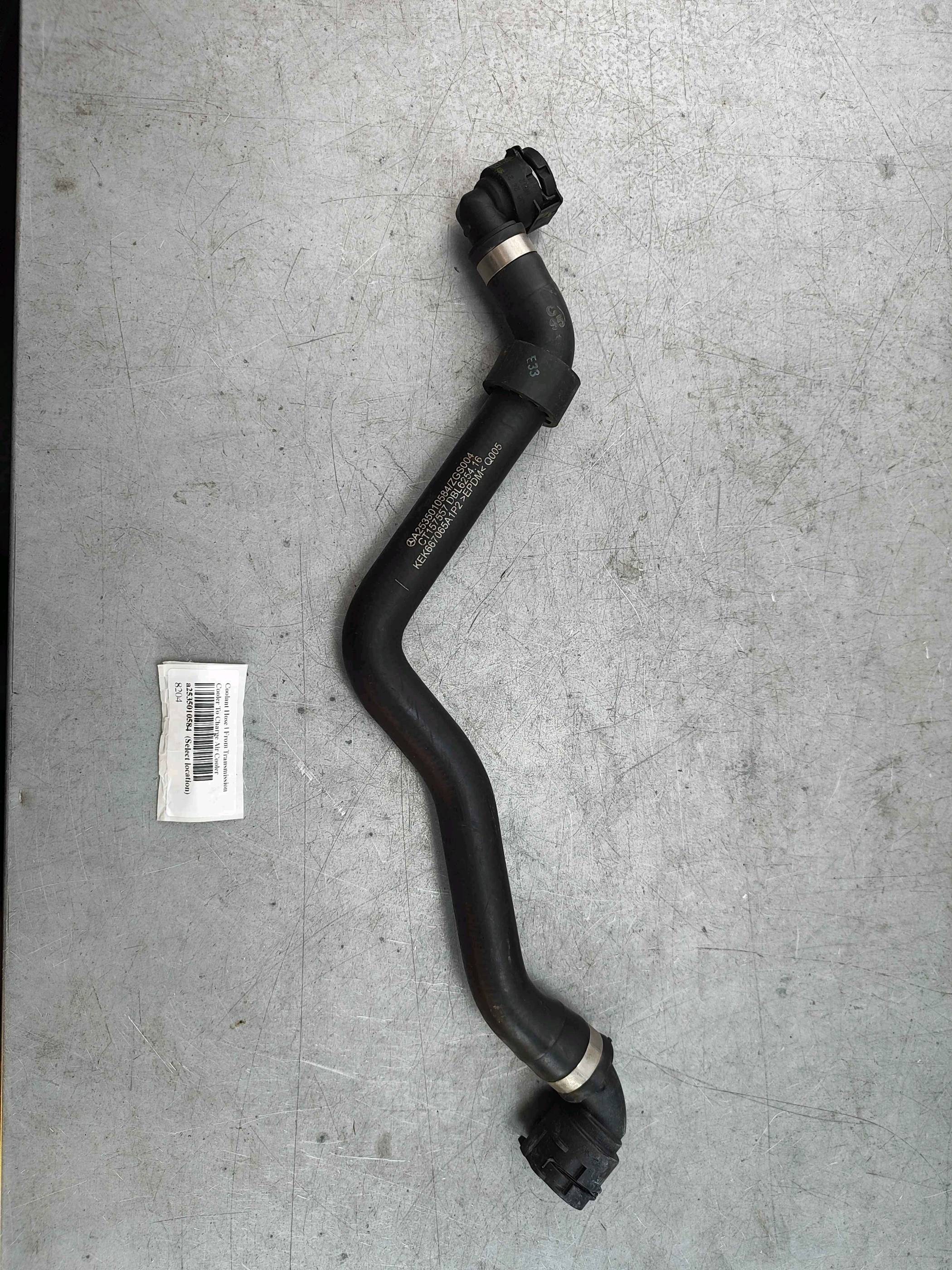 Coolant Hose | From Transmission Cooler To Charge Air Cooler