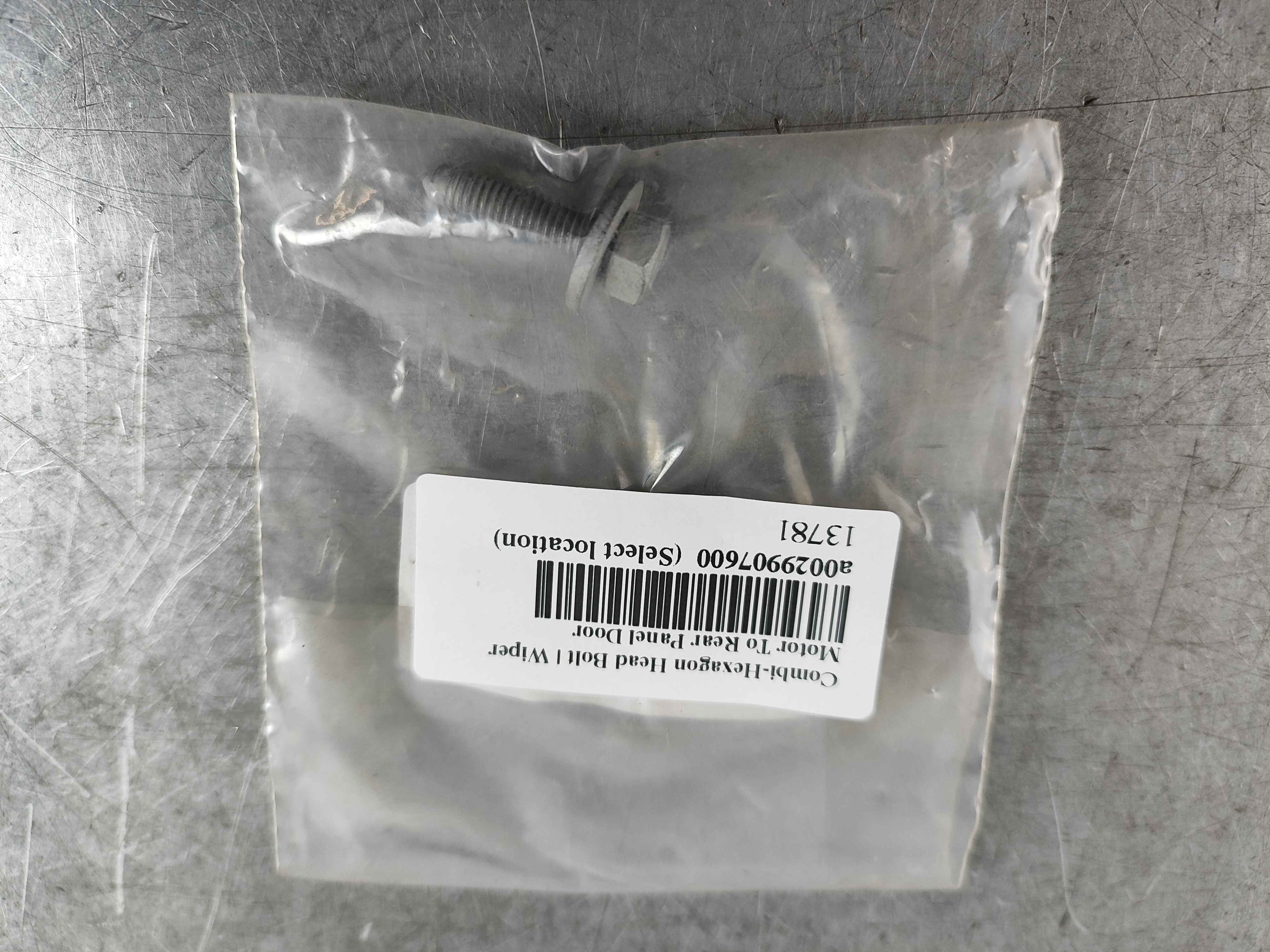 Combi-Hexagon Head Bolt | Wiper Motor To Rear Panel Door