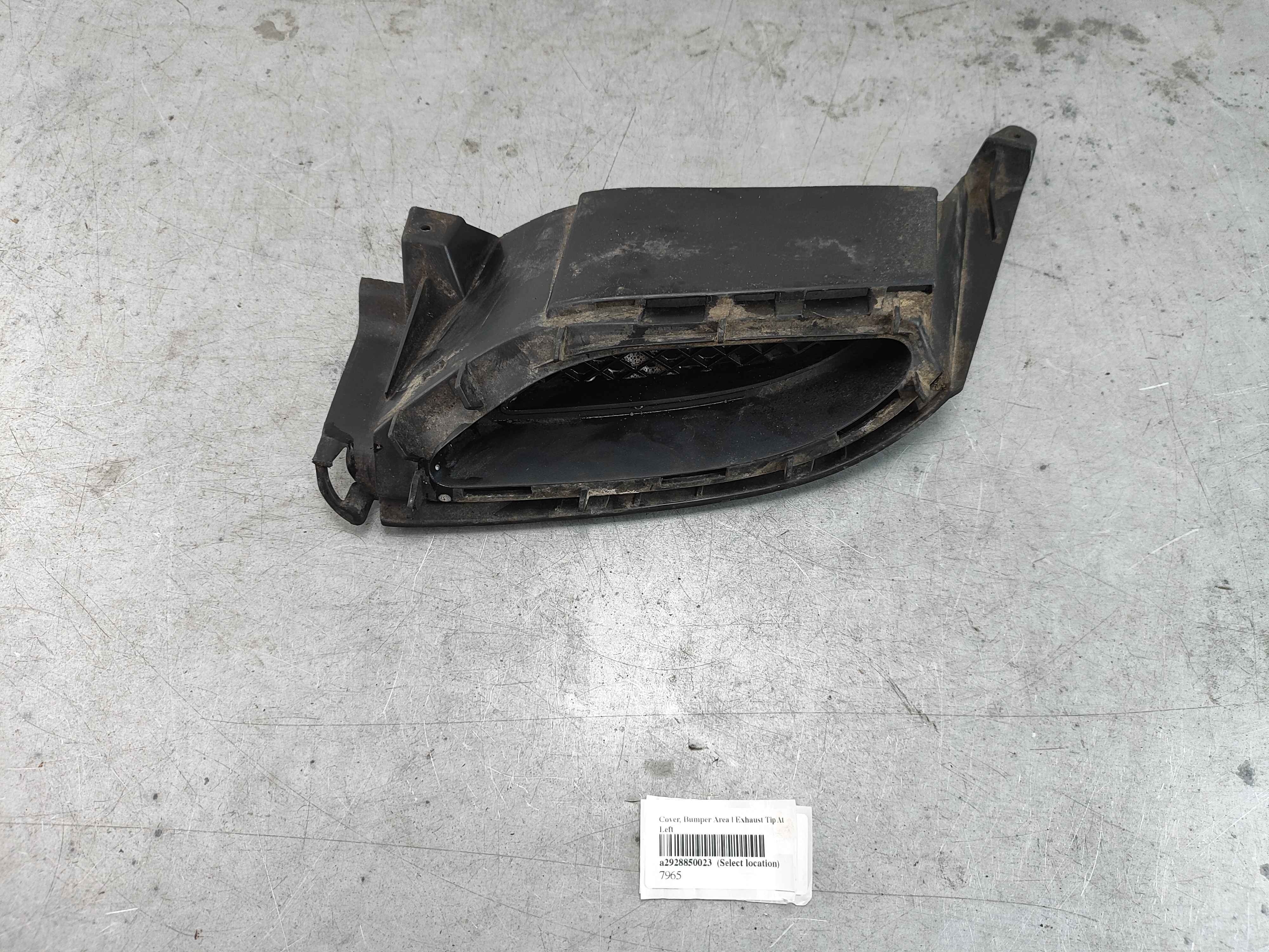 Cover, Bumper Area | Exhaust Tip At Left