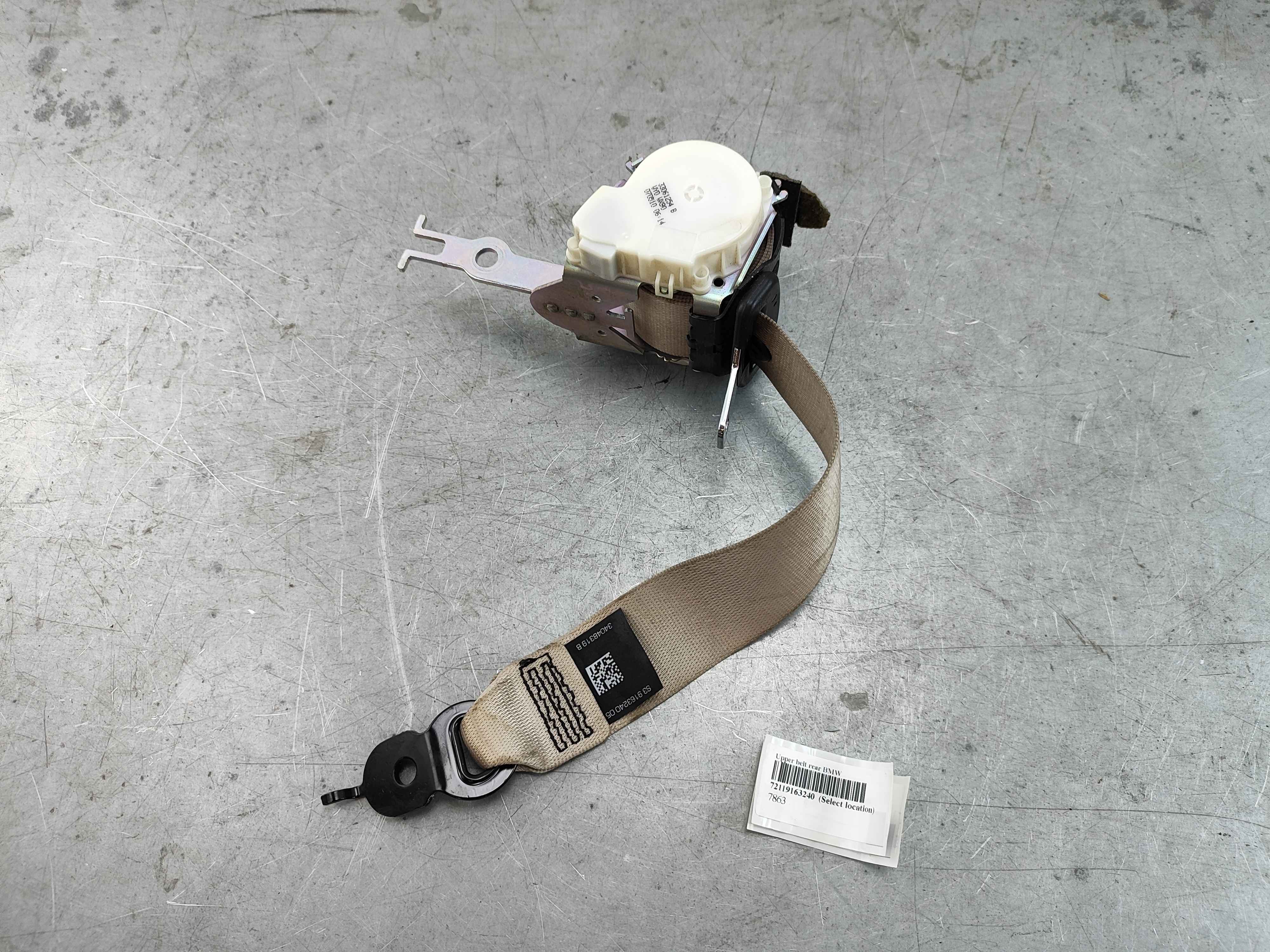 Upper belt rear BMW
