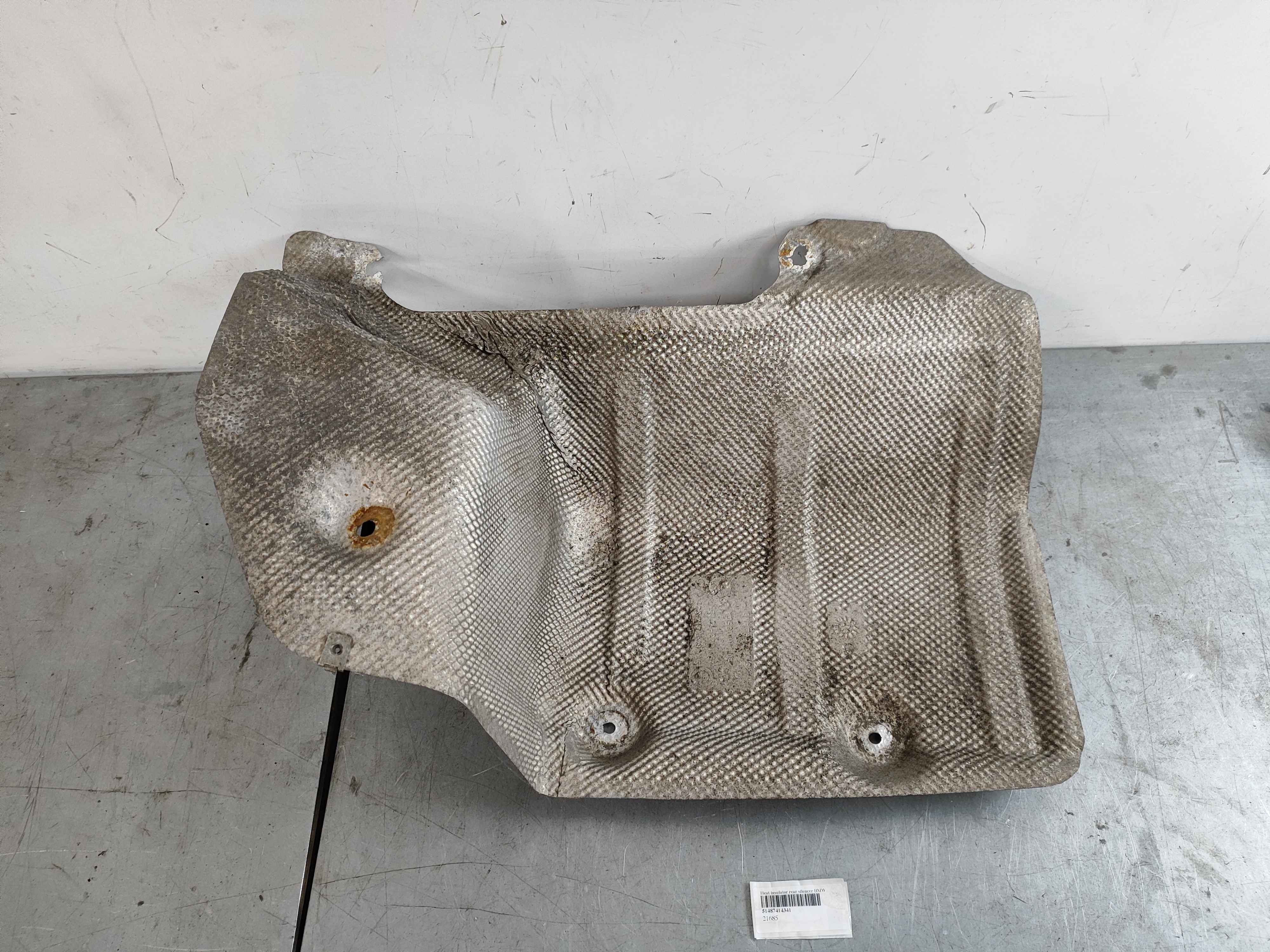 Heat insulator rear silencer BMW