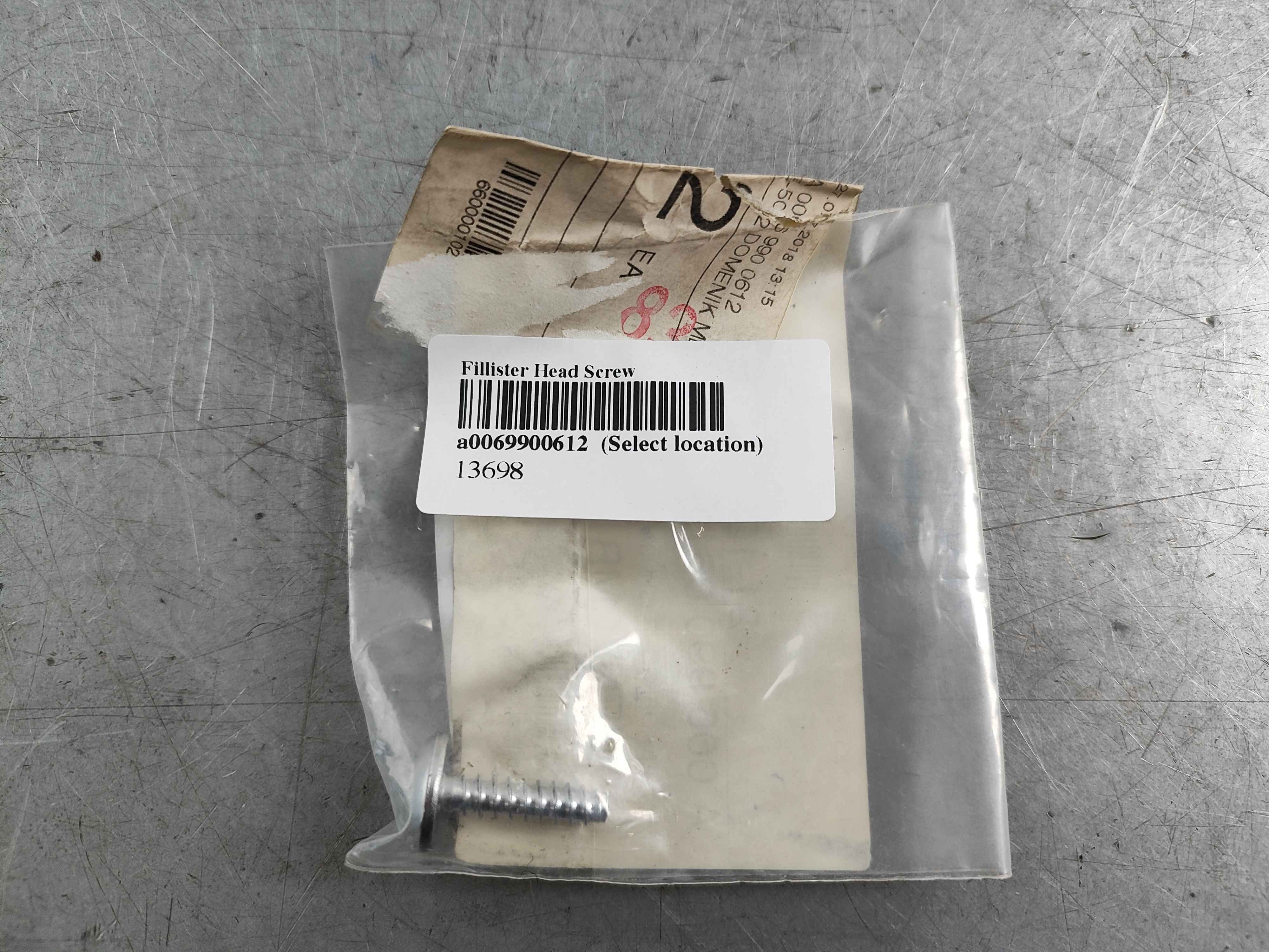 Fillister Head Screw