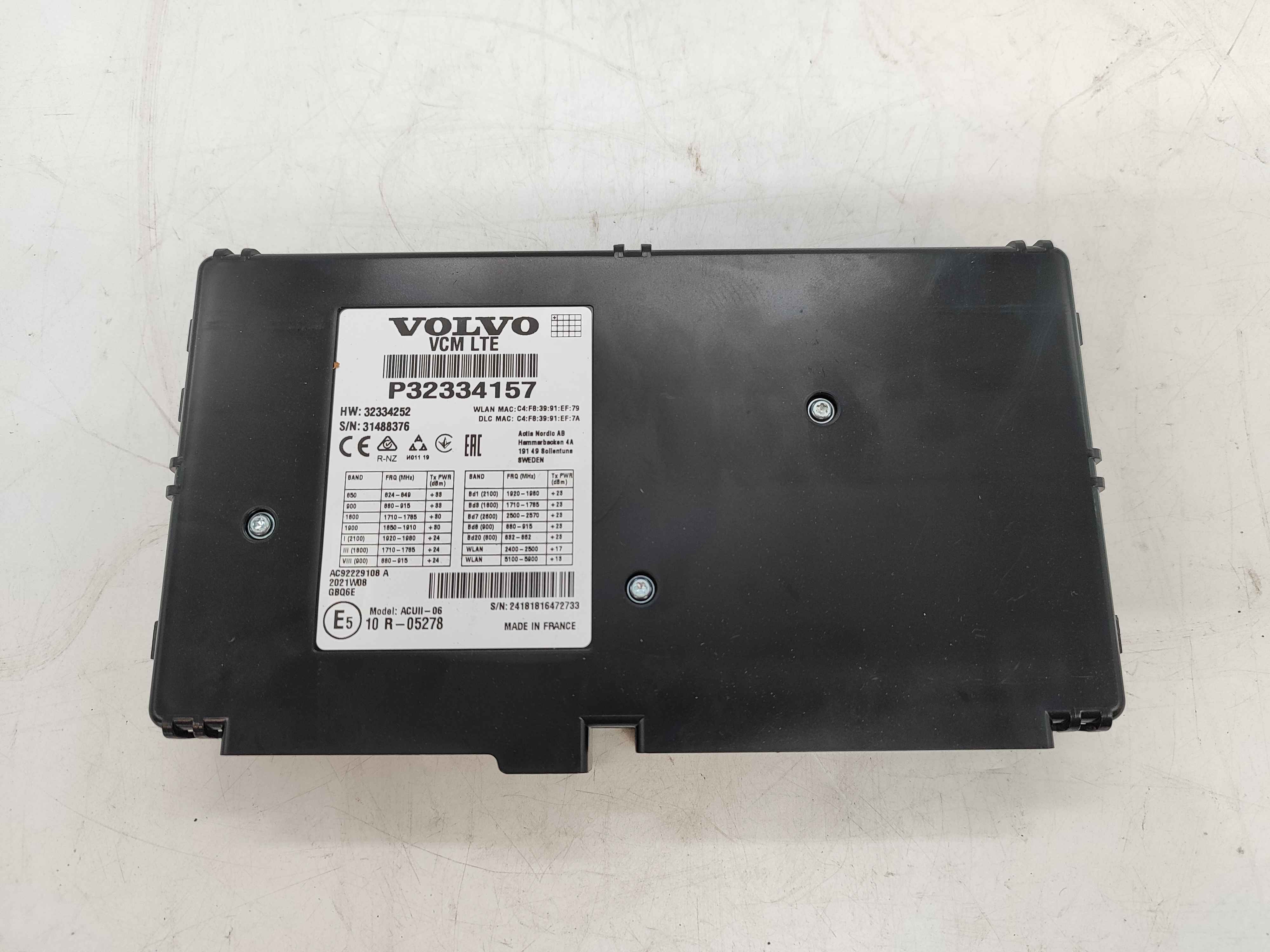 Control unit, (vcm)