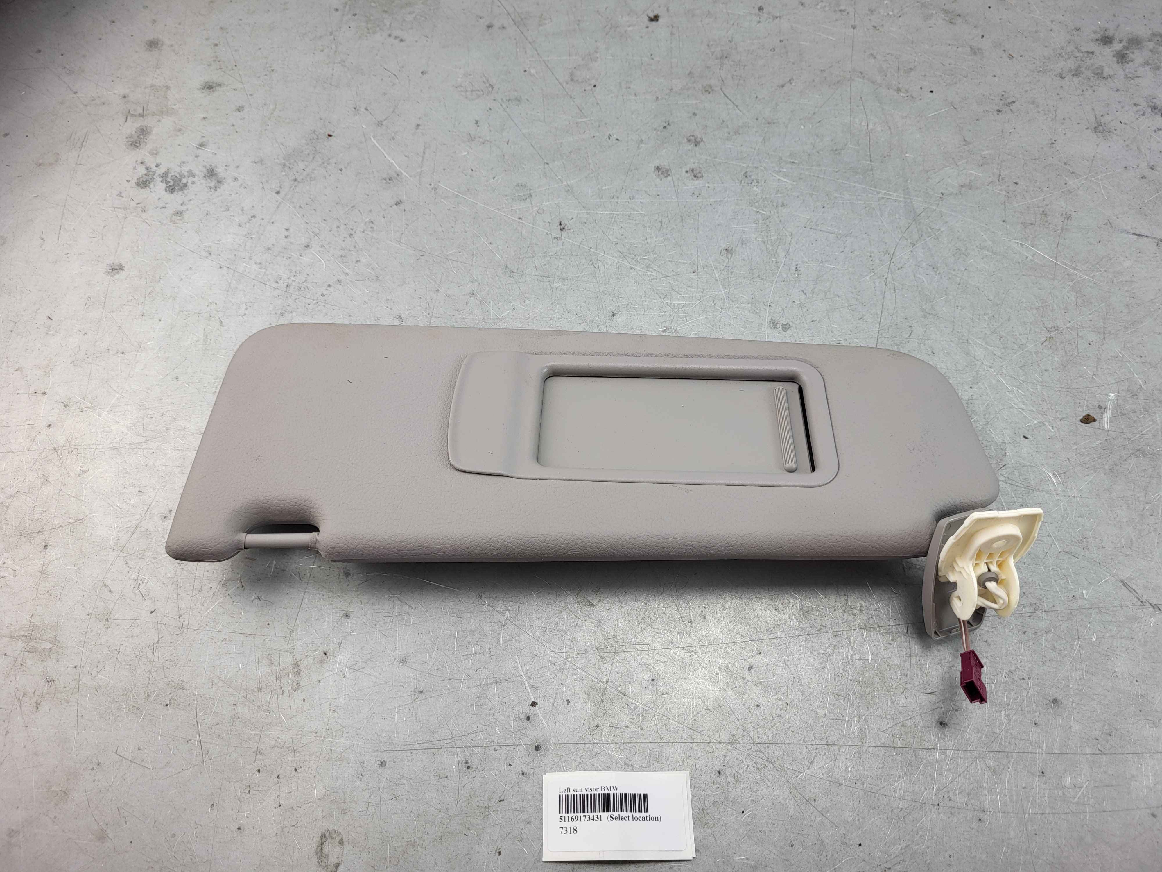Left sun visor BMW