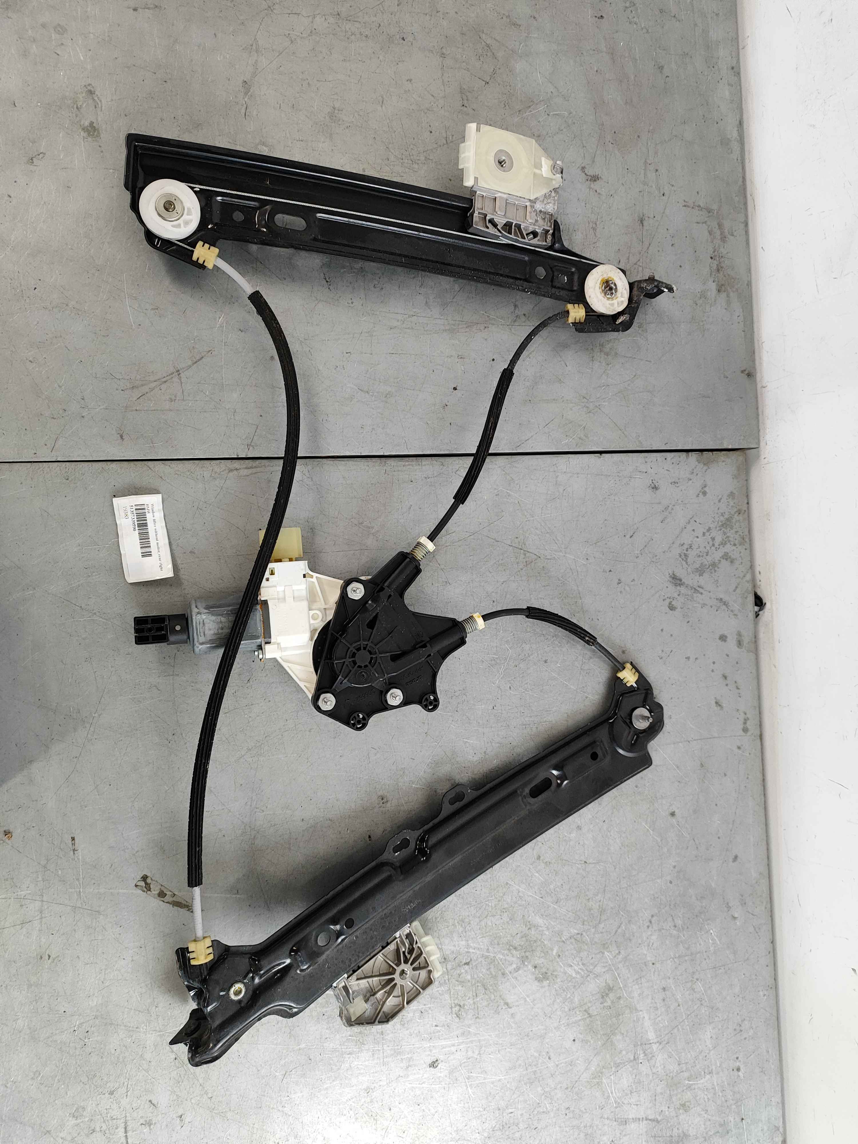 Window lifter without motor, rear right BMW