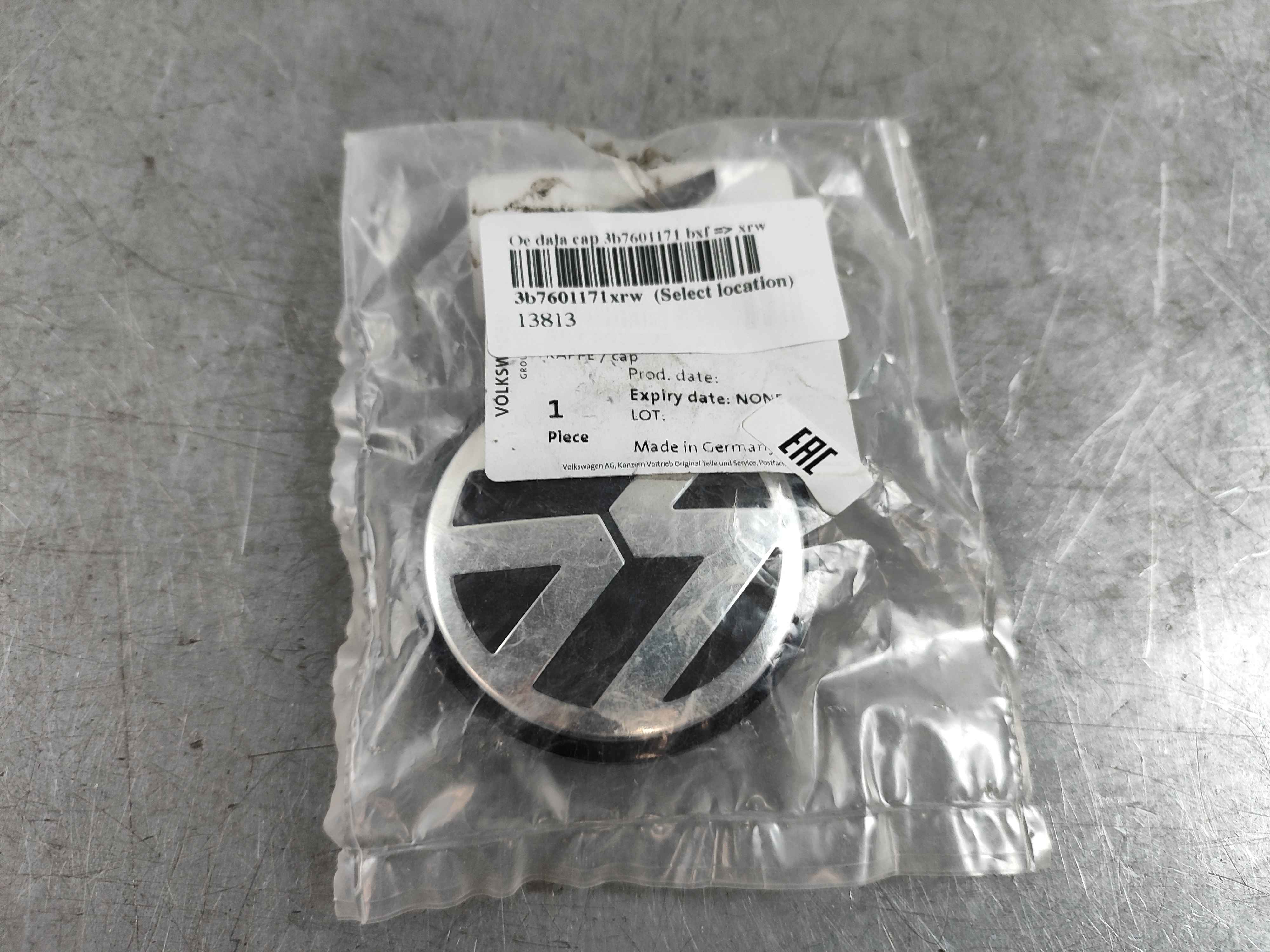 Oe daļa cap 3b7601171 bxf => xrw