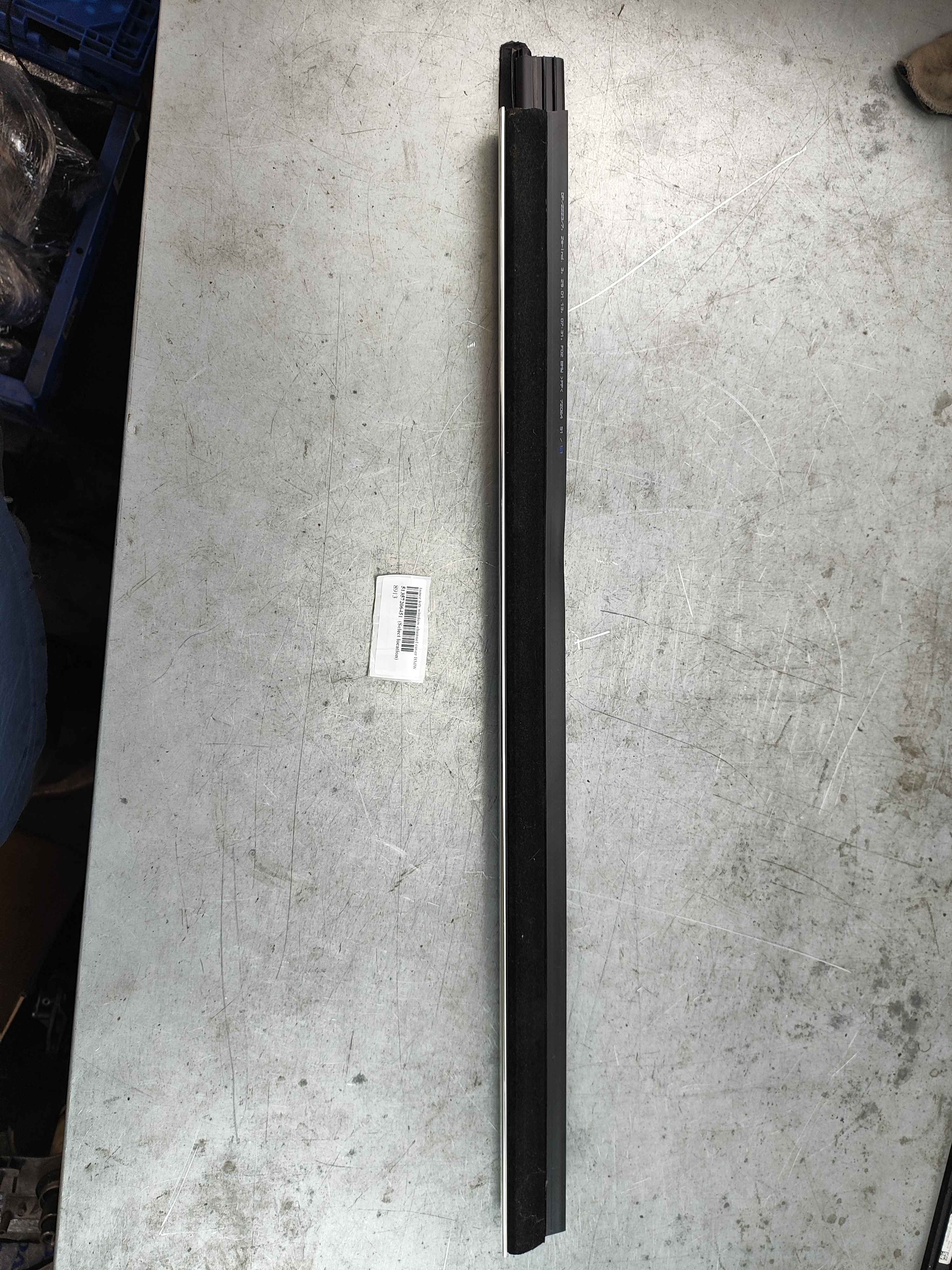 Inner left window channel cover BMW
